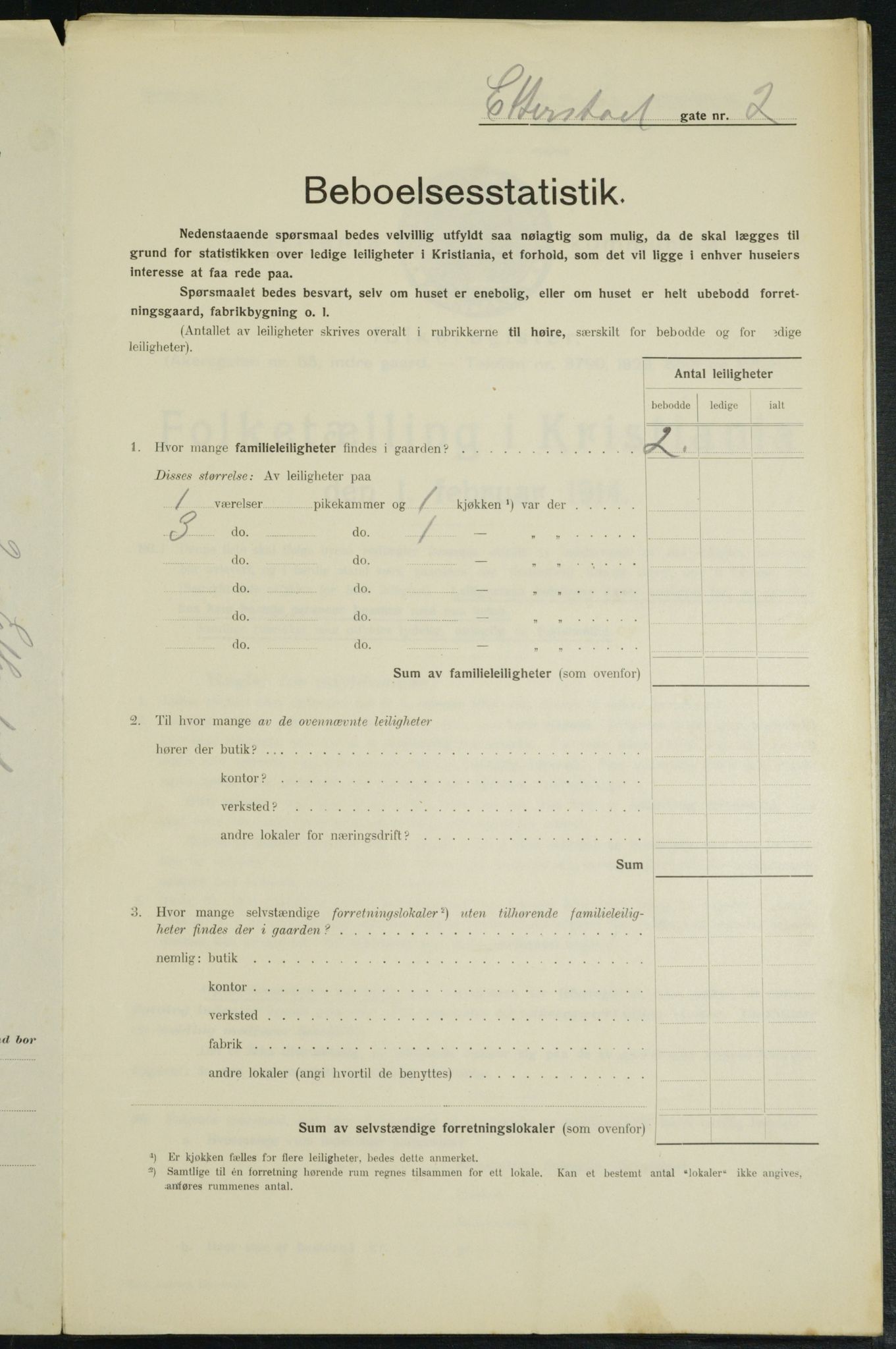 OBA, Municipal Census 1914 for Kristiania, 1914, p. 22511