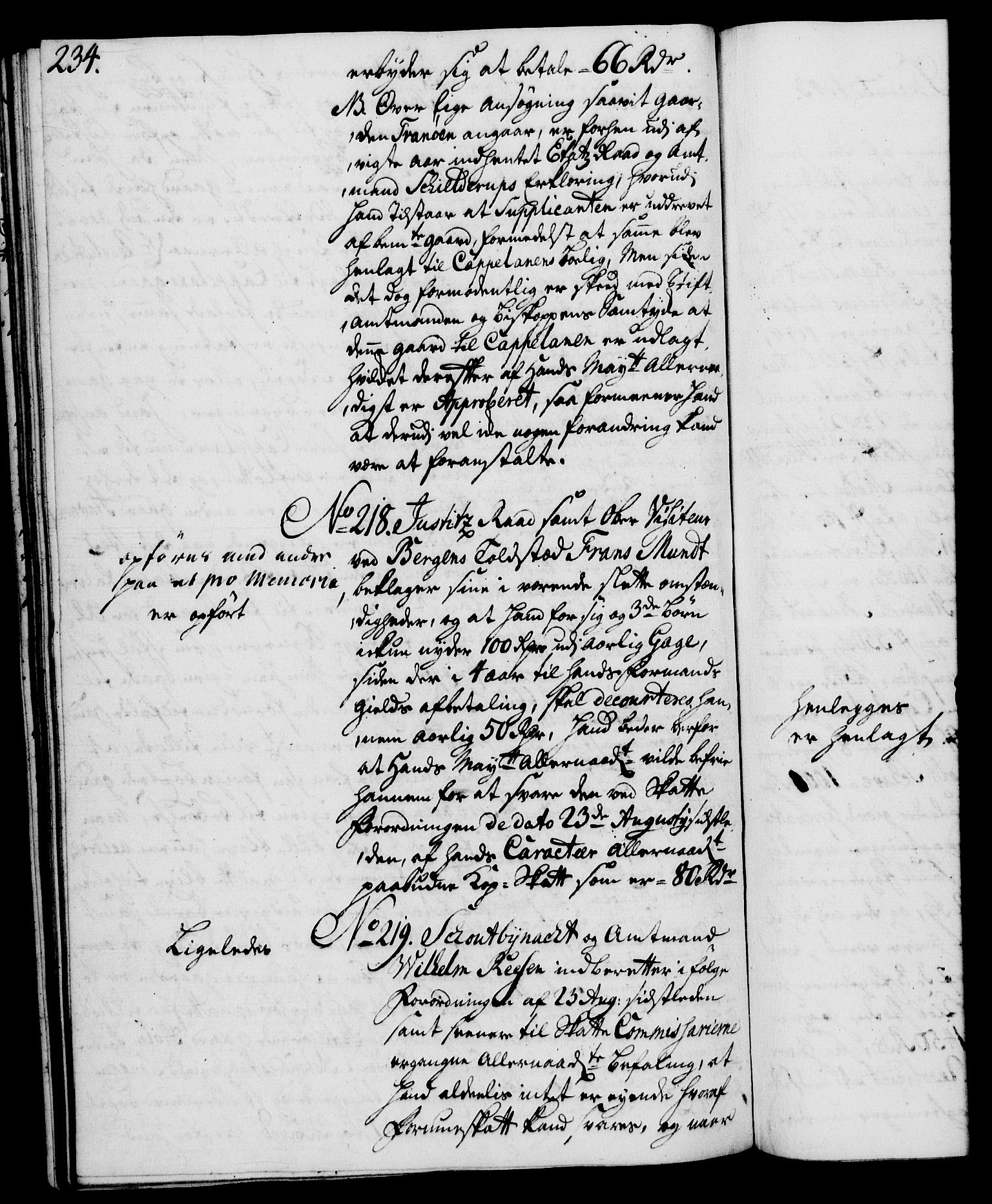 Rentekammeret, Kammerkanselliet, RA/EA-3111/G/Gh/Gha/L0025: Norsk ekstraktmemorialprotokoll (merket RK 53.70), 1743-1744, p. 234