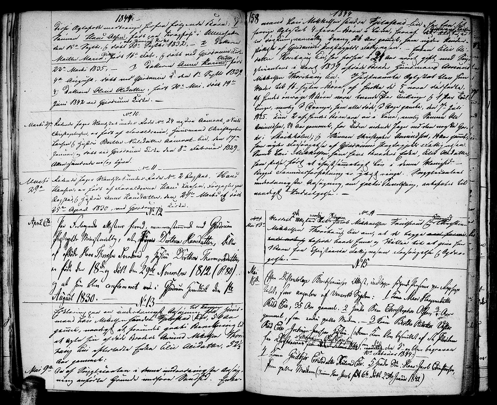 Gjerdrum prestekontor Kirkebøker, SAO/A-10412b/F/Fa/L0003: Parish register (official) no. I 3, 1798-1815, p. 158