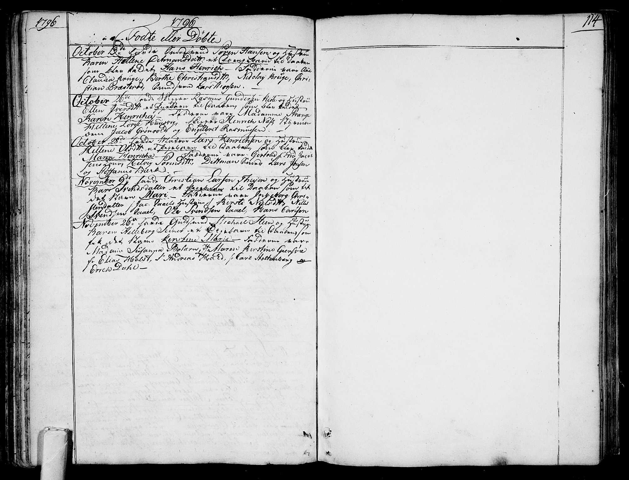 Tønsberg kirkebøker, AV/SAKO-A-330/F/Fa/L0002: Parish register (official) no. I 2, 1760-1796, p. 114