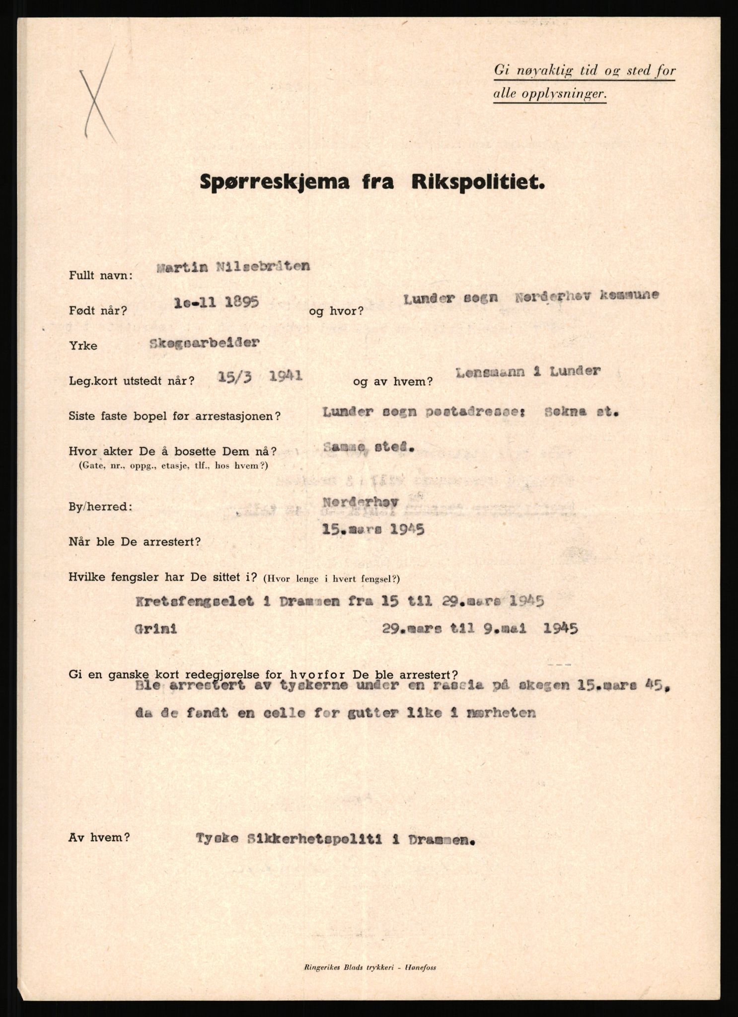 Rikspolitisjefen, AV/RA-S-1560/L/L0012: Mogensen, Øivind - Noraas, Lars, 1940-1945, p. 518