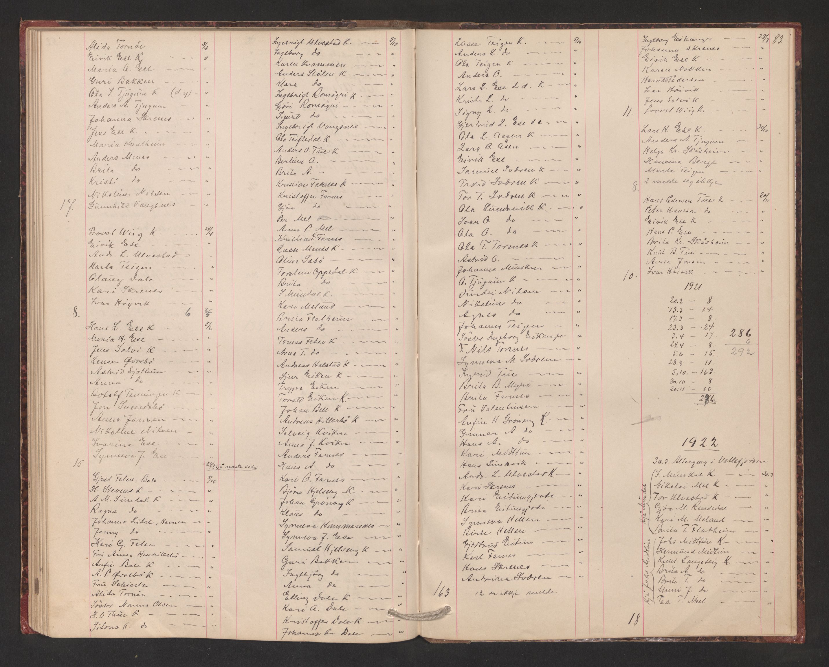 Balestrand sokneprestembete, AV/SAB-A-79601/H/Hb/Hba/L0003: Communicants register no. A 3, 1884-1937, p. 83