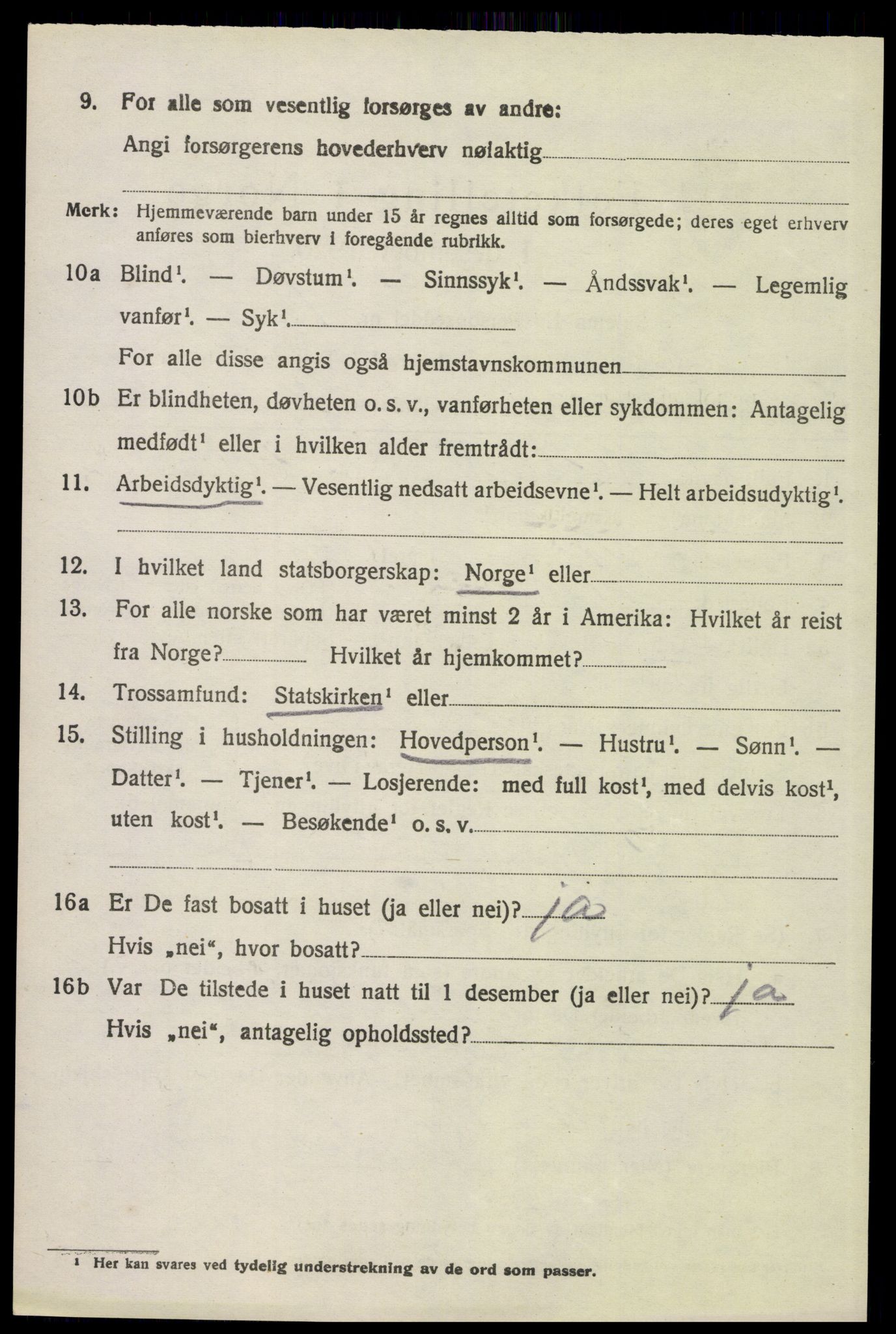 SAH, 1920 census for Åsnes, 1920, p. 12739