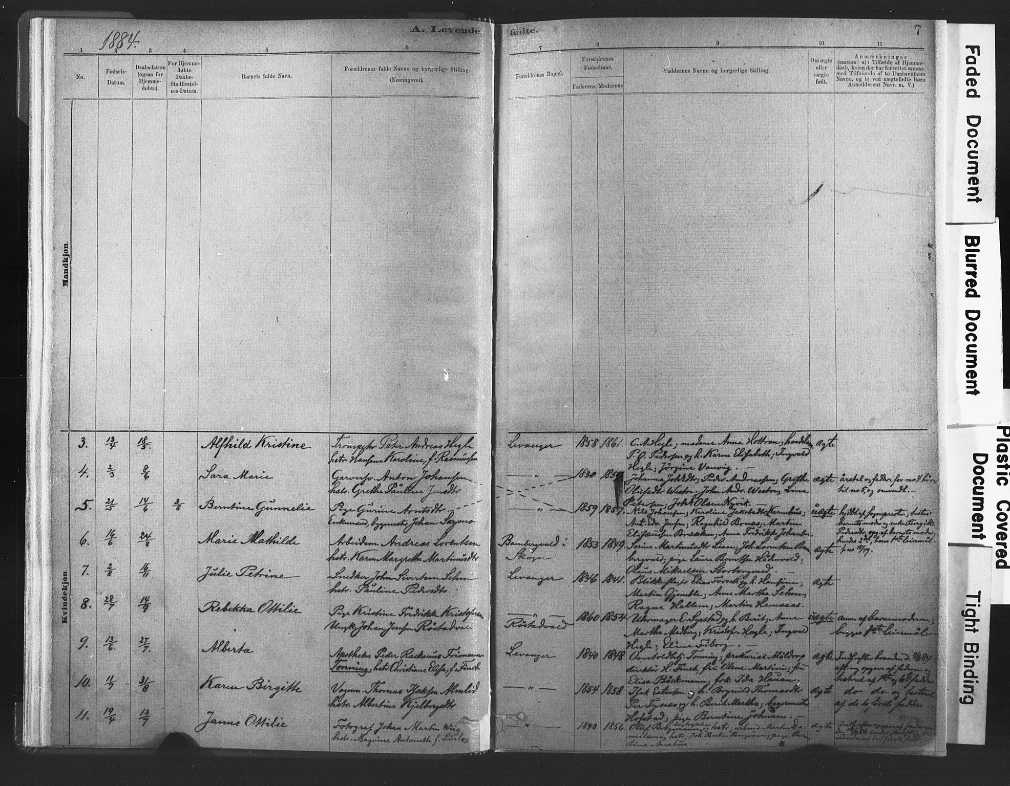 Ministerialprotokoller, klokkerbøker og fødselsregistre - Nord-Trøndelag, SAT/A-1458/720/L0189: Parish register (official) no. 720A05, 1880-1911, p. 7