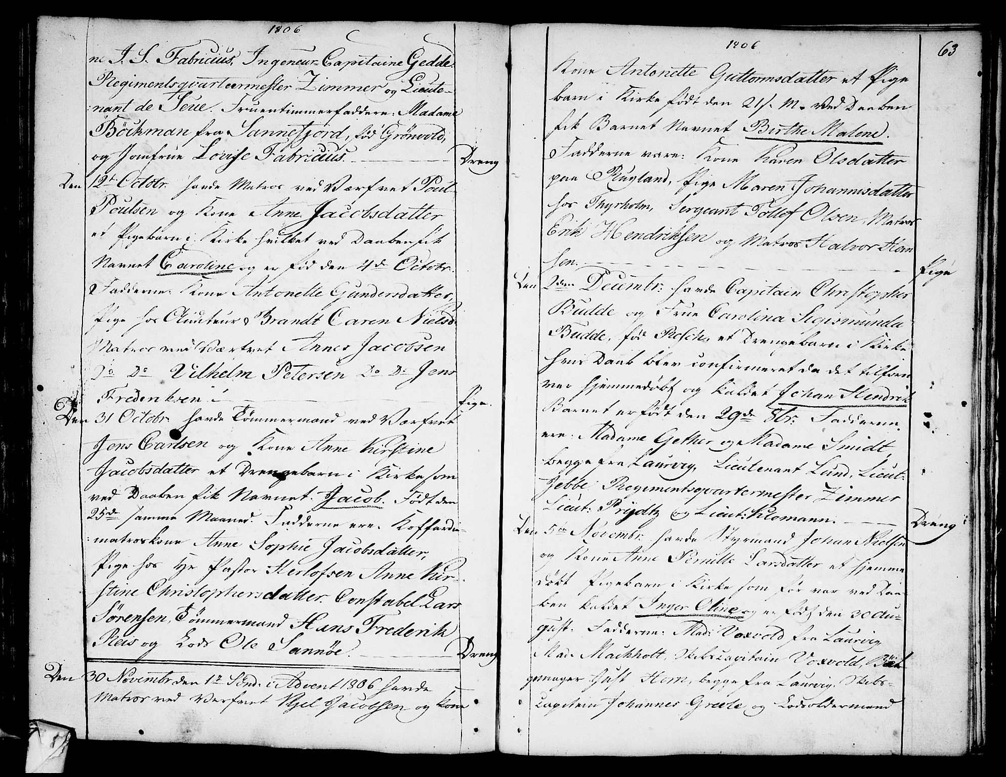 Stavern kirkebøker, AV/SAKO-A-318/F/Fa/L0002: Parish register (official) no. 2, 1783-1809, p. 63