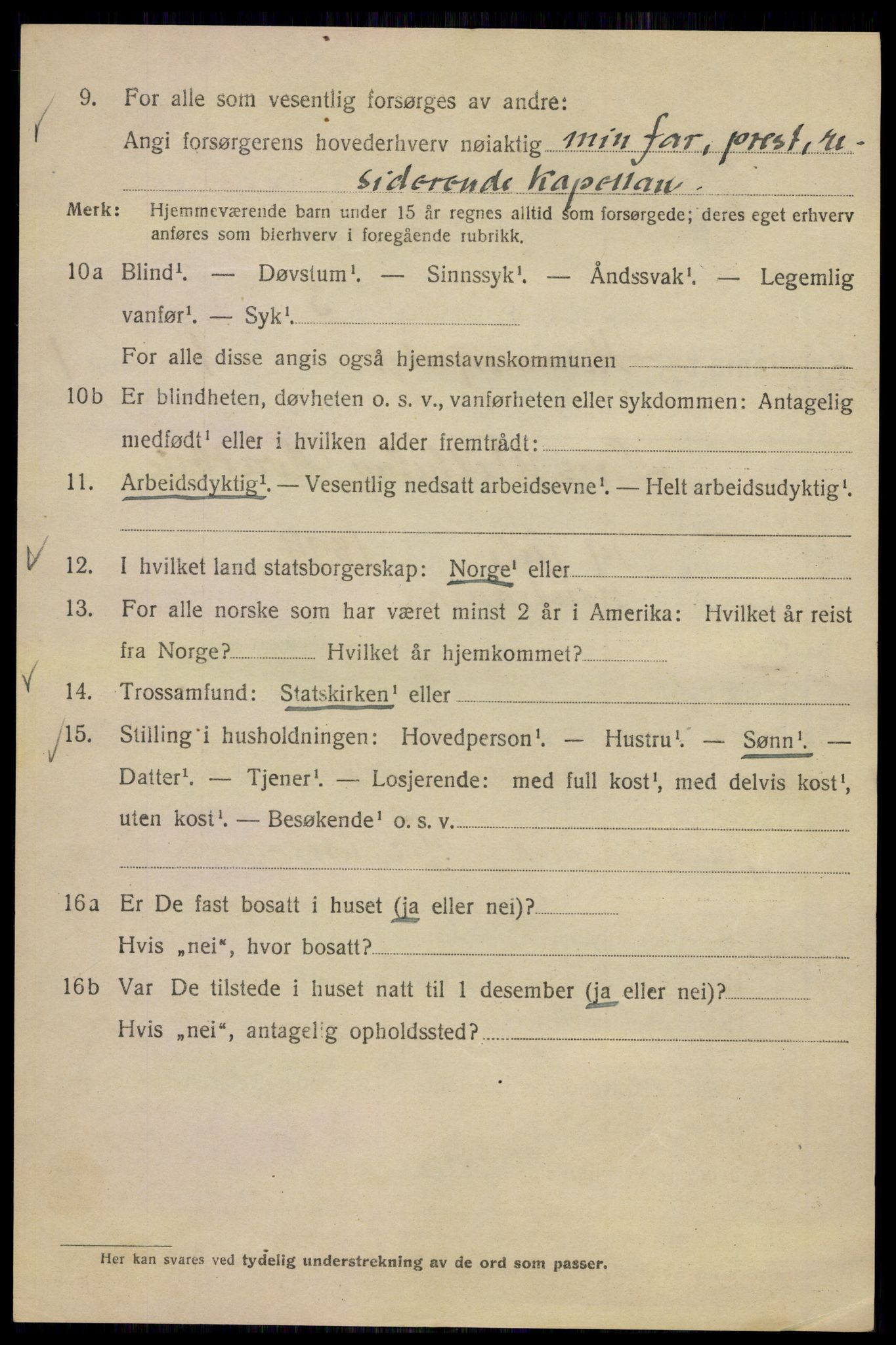 SAO, 1920 census for Kristiania, 1920, p. 267944