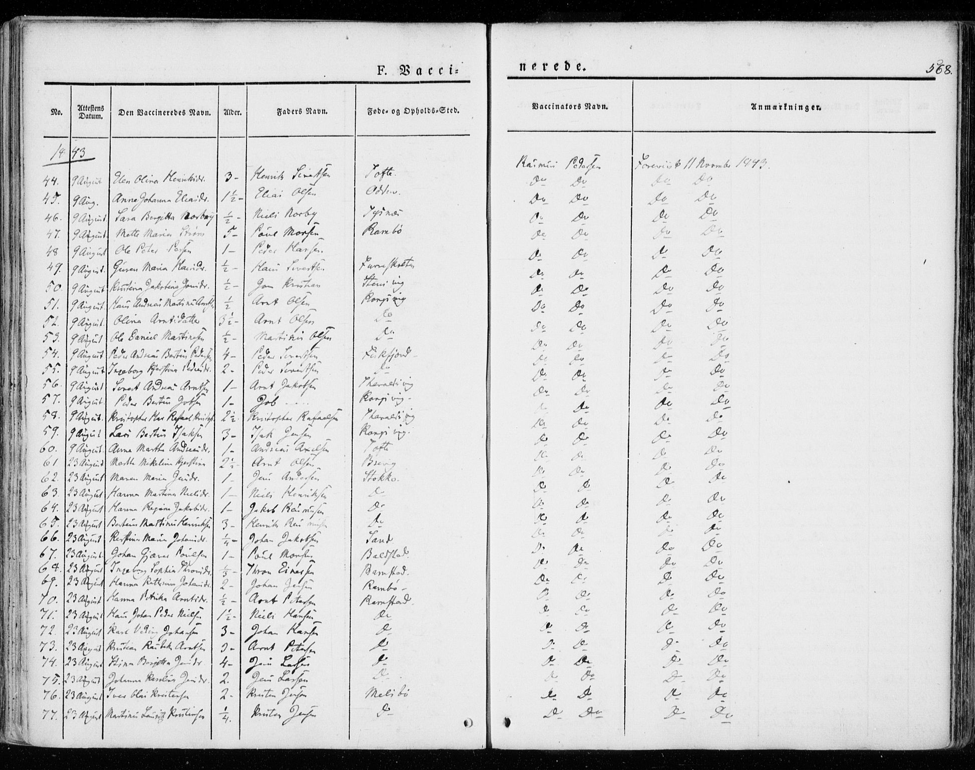 Ministerialprotokoller, klokkerbøker og fødselsregistre - Nordland, AV/SAT-A-1459/872/L1033: Parish register (official) no. 872A08, 1840-1863, p. 568