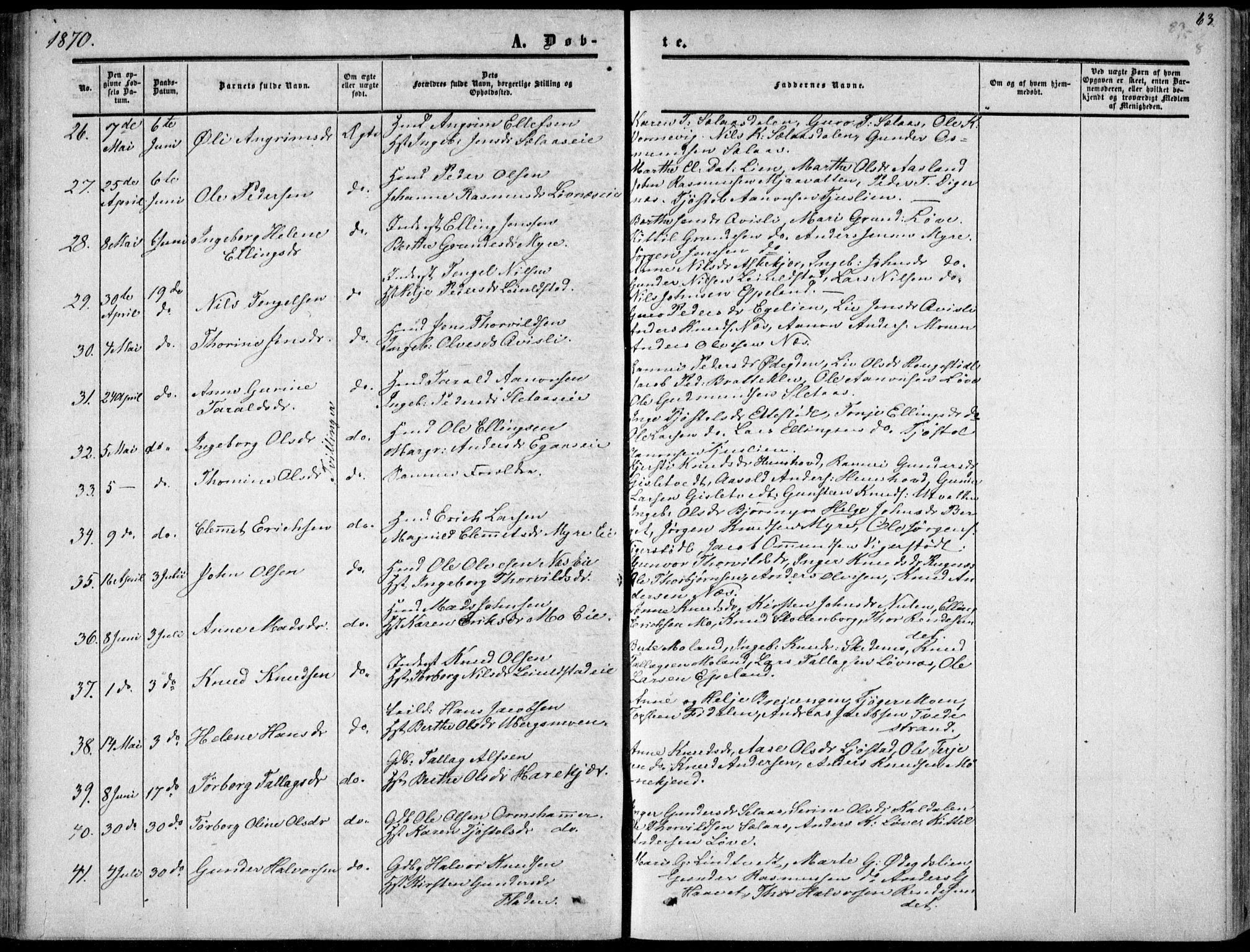 Gjerstad sokneprestkontor, AV/SAK-1111-0014/F/Fa/Fab/L0003: Parish register (official) no. A 3, 1853-1878, p. 63