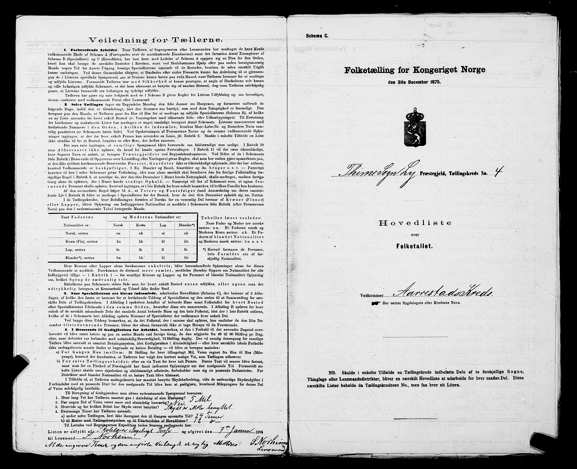 SAST, 1875 census for 1121P Lye, 1875, p. 12