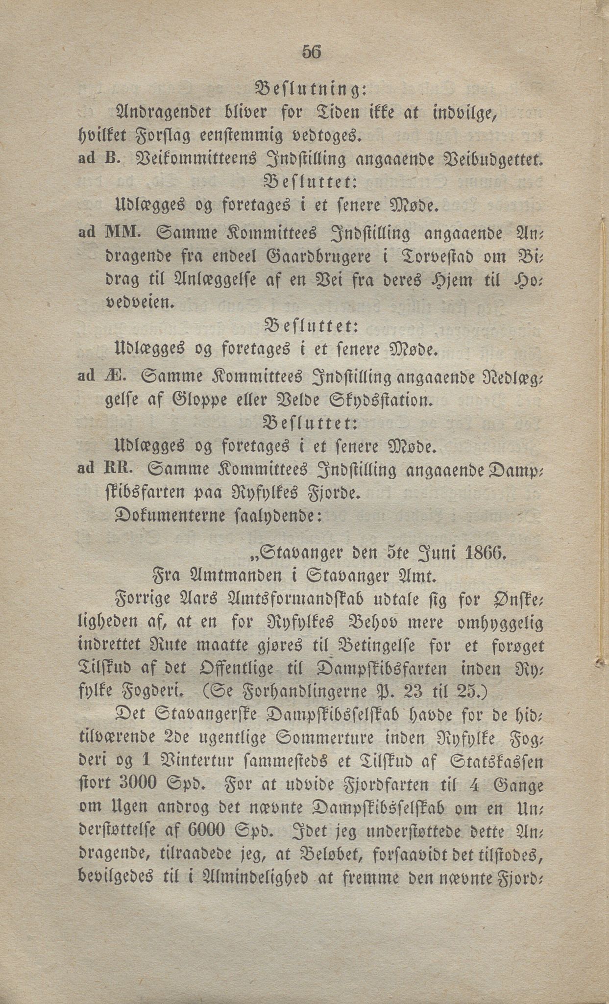 Rogaland fylkeskommune - Fylkesrådmannen , IKAR/A-900/A, 1865-1866, p. 329