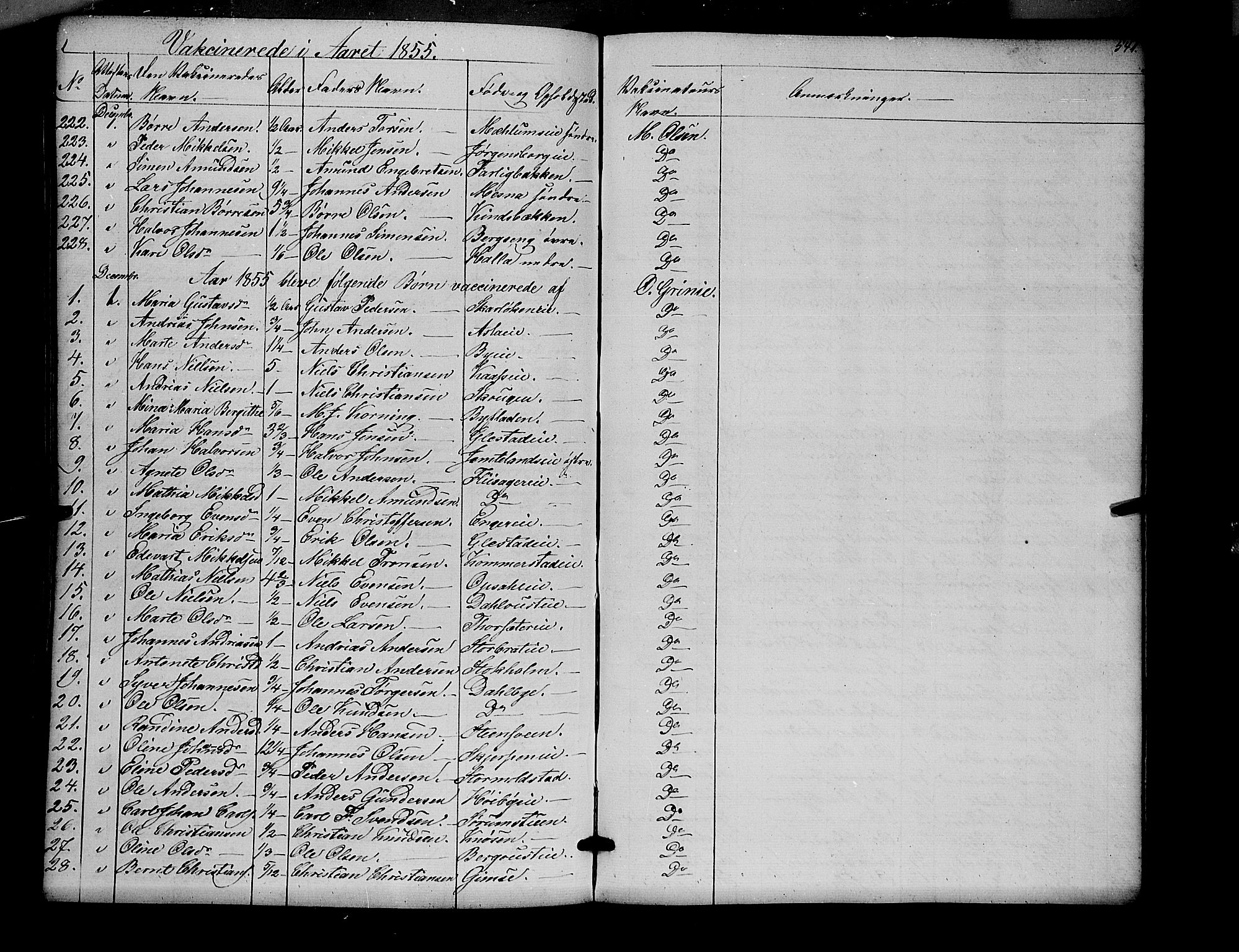 Ringsaker prestekontor, AV/SAH-PREST-014/K/Ka/L0009: Parish register (official) no. 9, 1850-1860, p. 541