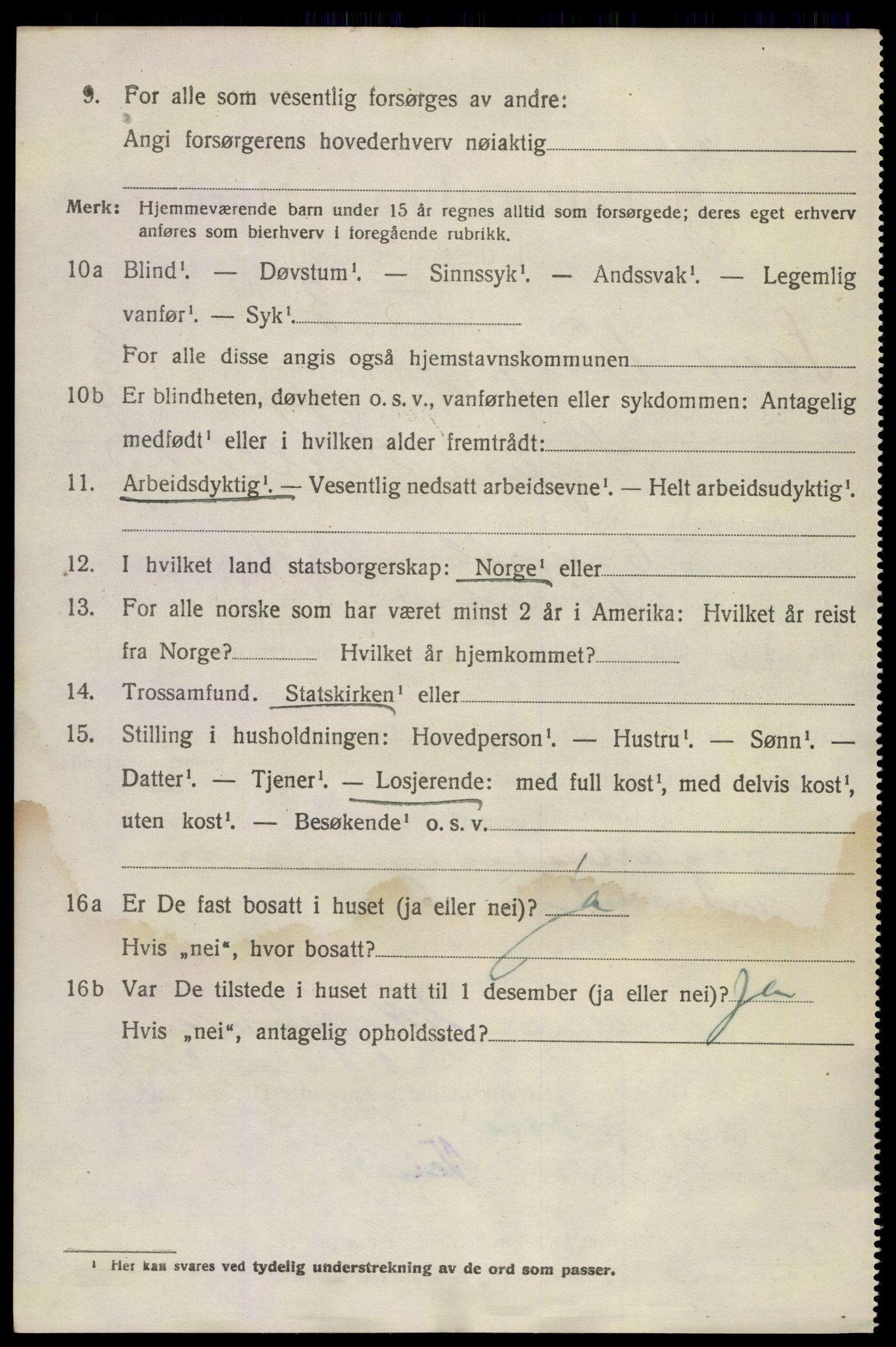 SAKO, 1920 census for Sande, 1920, p. 4235