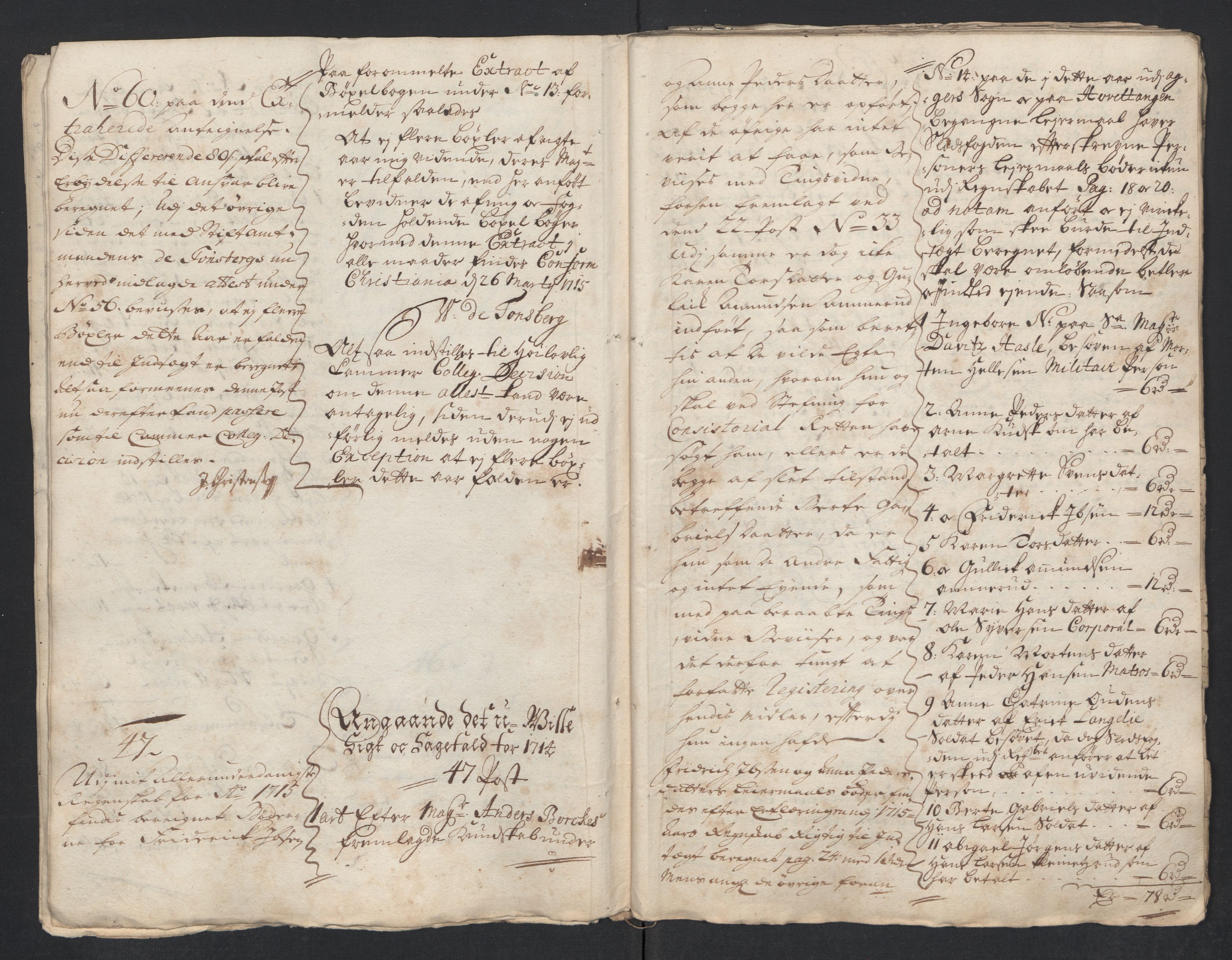 Rentekammeret inntil 1814, Reviderte regnskaper, Fogderegnskap, AV/RA-EA-4092/R10/L0452: Fogderegnskap Aker og Follo, 1714, p. 485