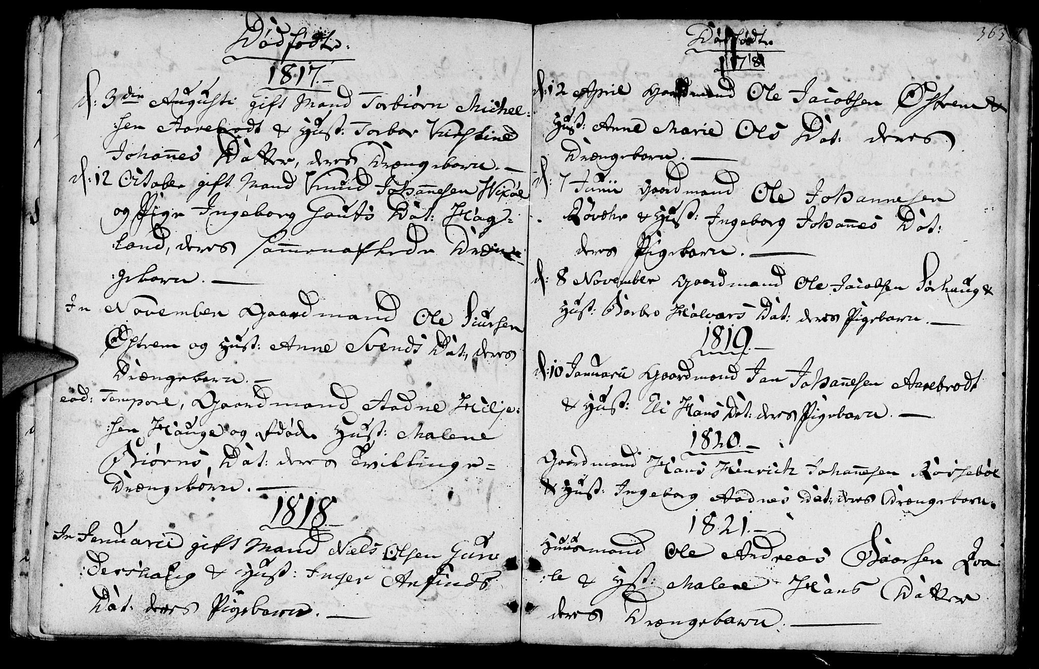 Torvastad sokneprestkontor, SAST/A -101857/H/Ha/Haa/L0002: Parish register (official) no. A 2, 1801-1817, p. 363