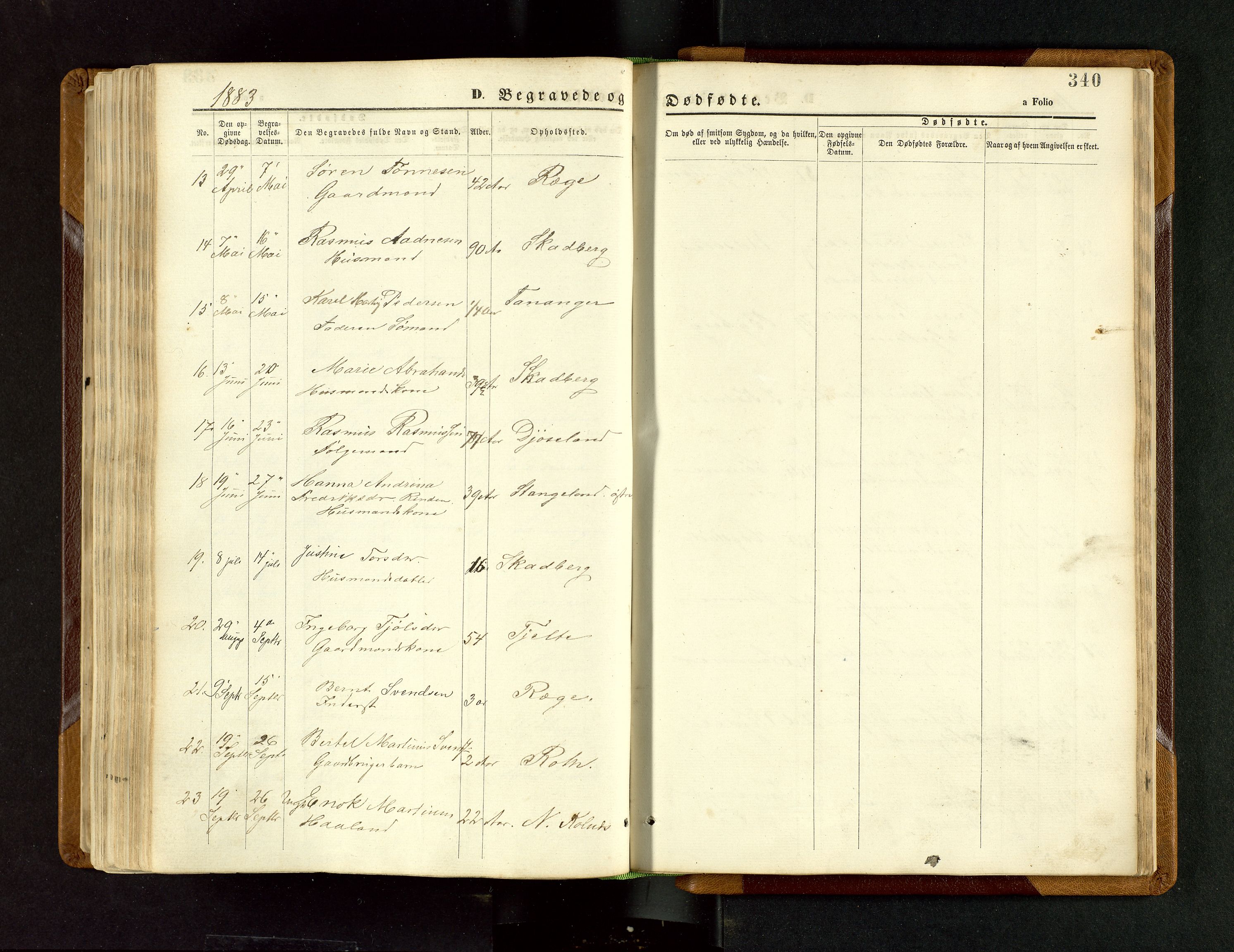 Håland sokneprestkontor, AV/SAST-A-101802/001/30BB/L0003: Parish register (copy) no. B 3, 1873-1893, p. 340