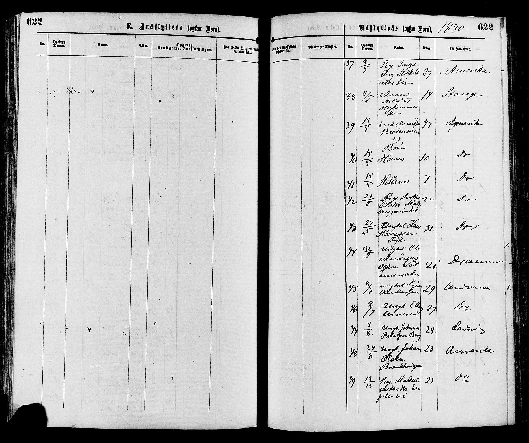 Sør-Aurdal prestekontor, AV/SAH-PREST-128/H/Ha/Haa/L0008: Parish register (official) no. 8, 1877-1885, p. 622