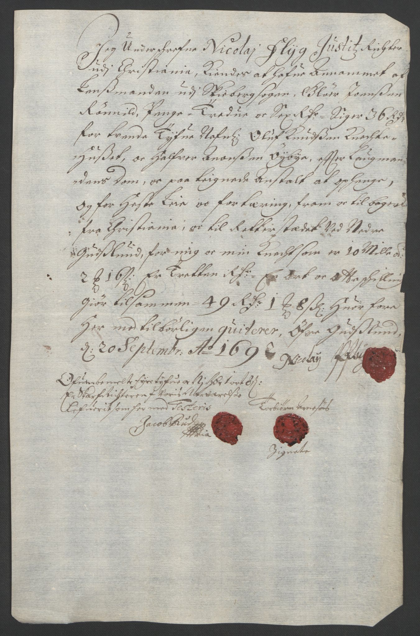 Rentekammeret inntil 1814, Reviderte regnskaper, Fogderegnskap, AV/RA-EA-4092/R01/L0011: Fogderegnskap Idd og Marker, 1692-1693, p. 169