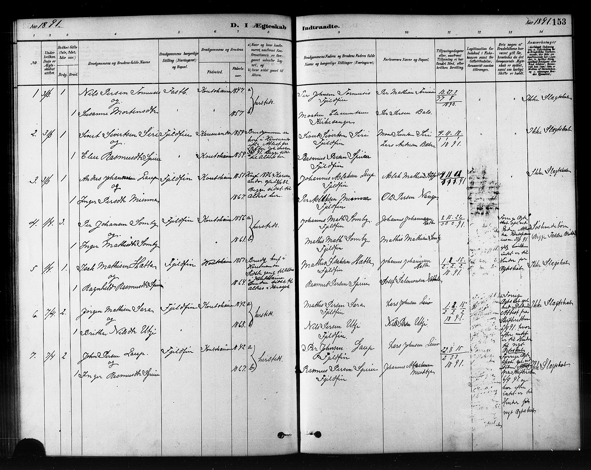 Kautokeino sokneprestembete, SATØ/S-1340/H/Hb/L0002.klokk: Parish register (copy) no. 2, 1877-1896, p. 153