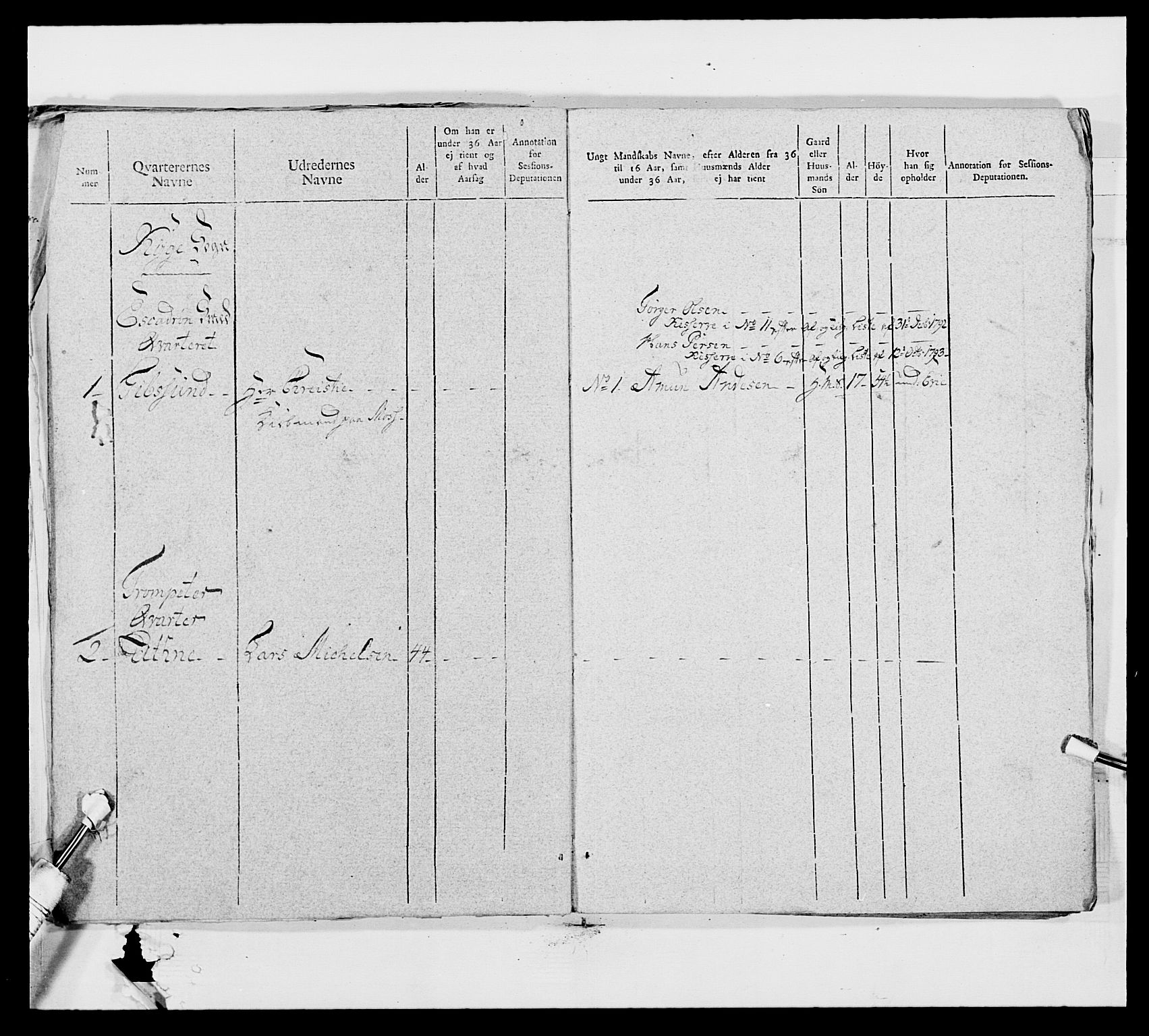 Generalitets- og kommissariatskollegiet, Det kongelige norske kommissariatskollegium, AV/RA-EA-5420/E/Eh/L0011: Smålenske dragonregiment, 1795-1807, p. 292