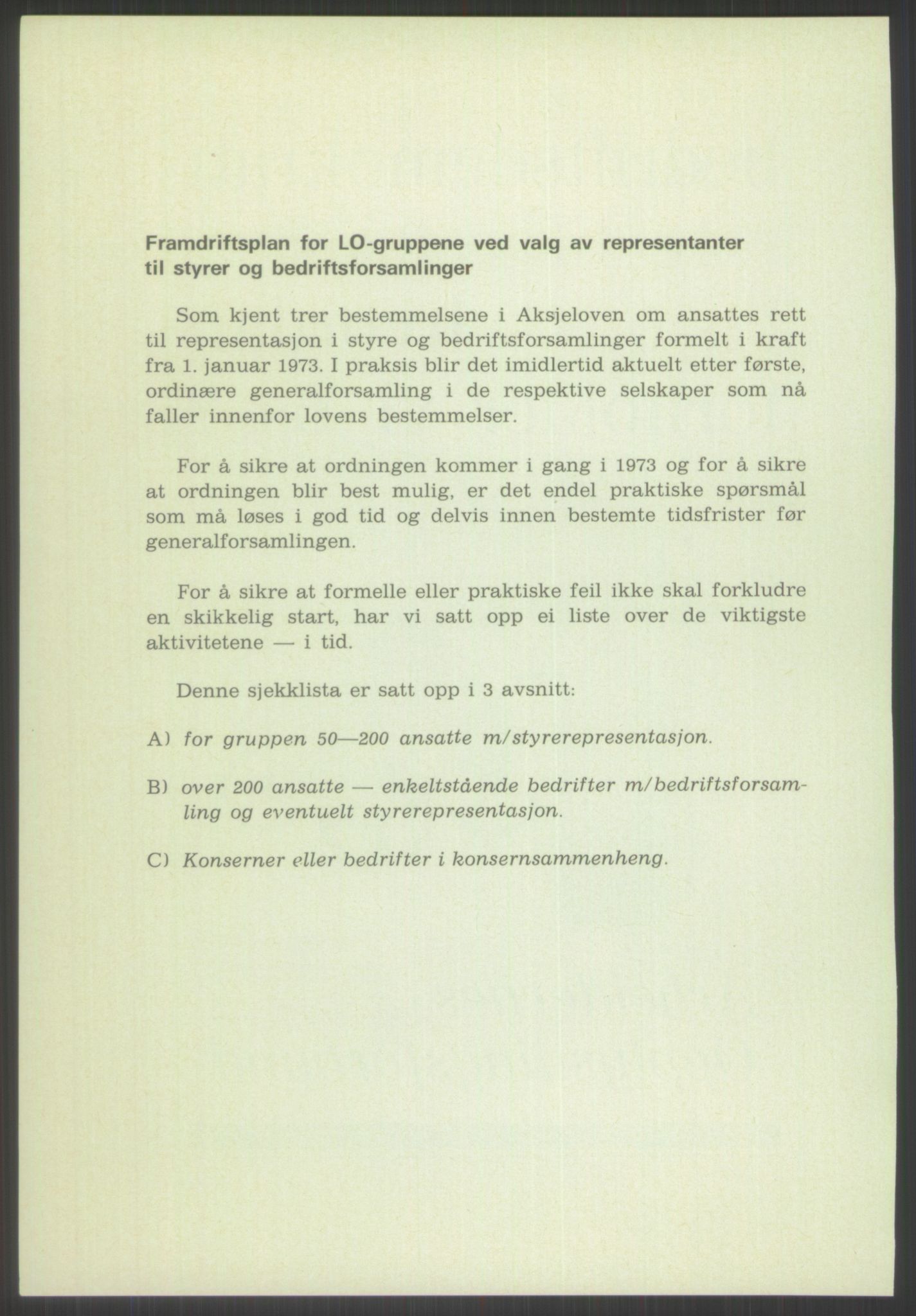 Nygaard, Kristen, AV/RA-PA-1398/F/Fi/L0019: Fagbevegelse, demokrati, Jern- og Metallprosjektet, 1970-2002, p. 56