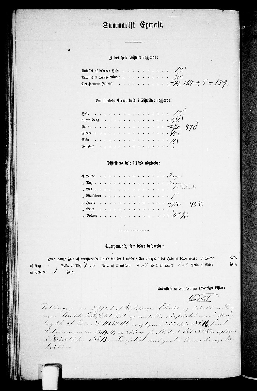 RA, 1865 census for Hjelmeland, 1865, p. 168