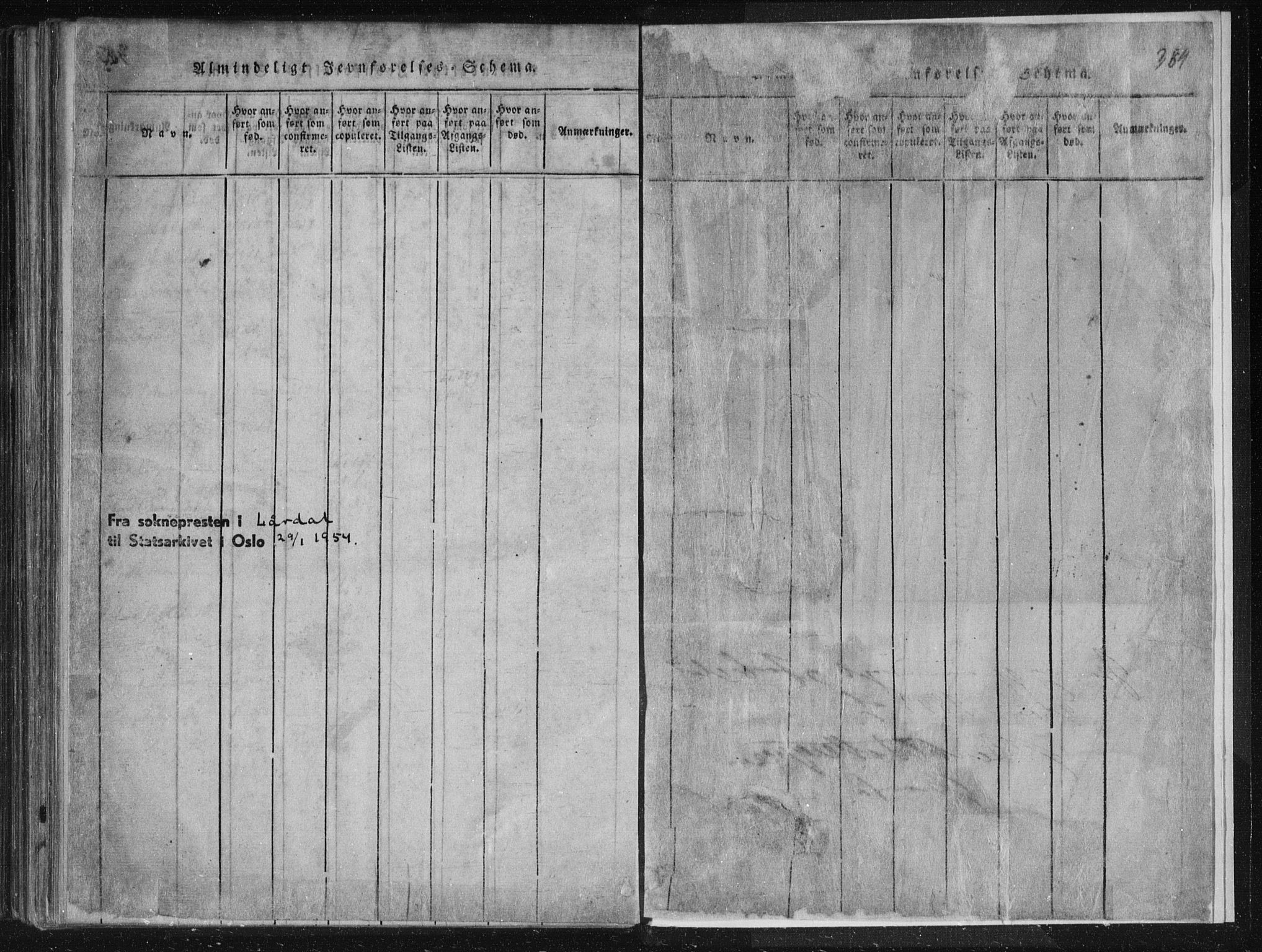 Lårdal kirkebøker, SAKO/A-284/F/Fc/L0001: Parish register (official) no. III 1, 1815-1860, p. 384