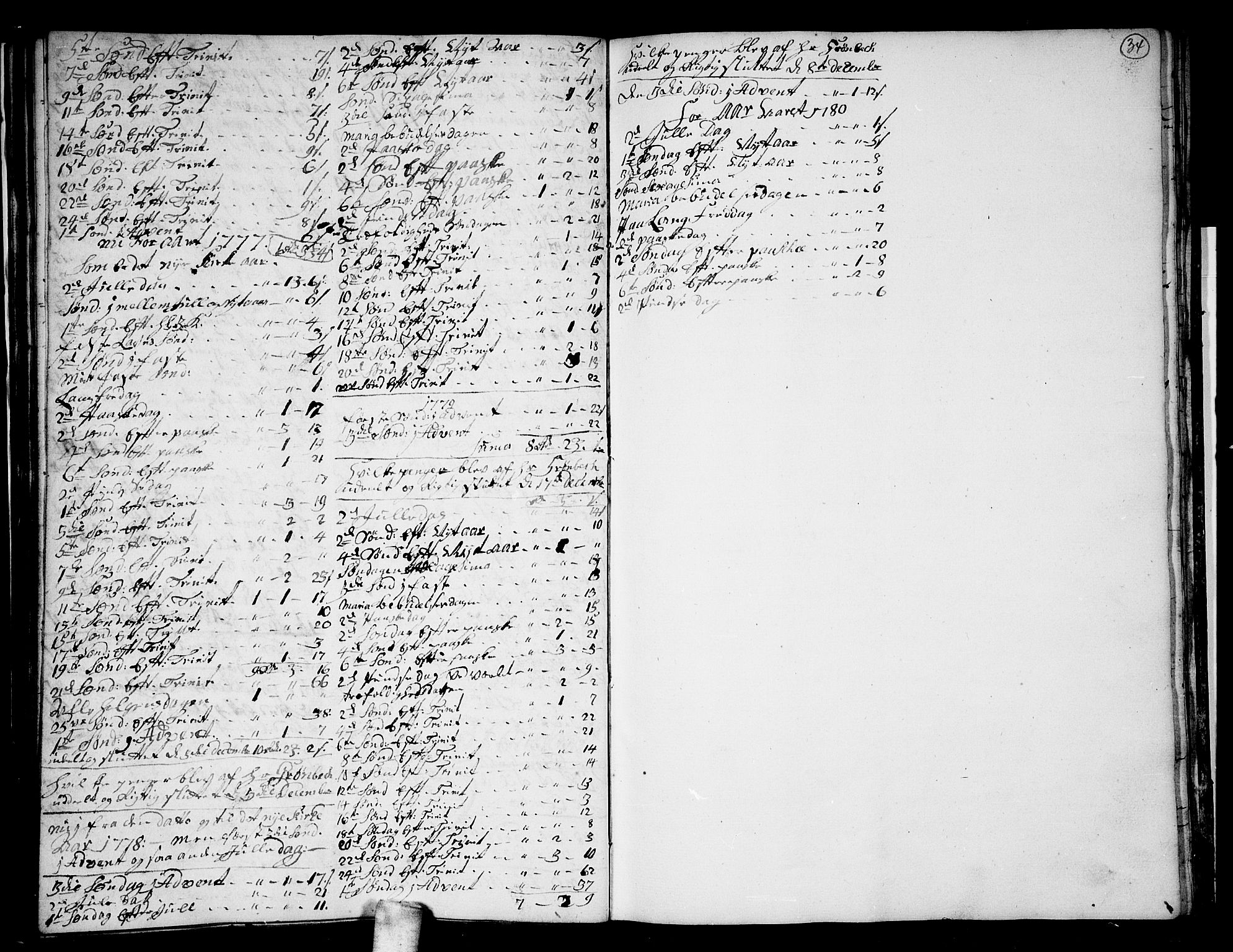 Skoger kirkebøker, SAKO/A-59/G/Gb/L0002: Parish register (copy) no. II 2, 1753-1795, p. 34