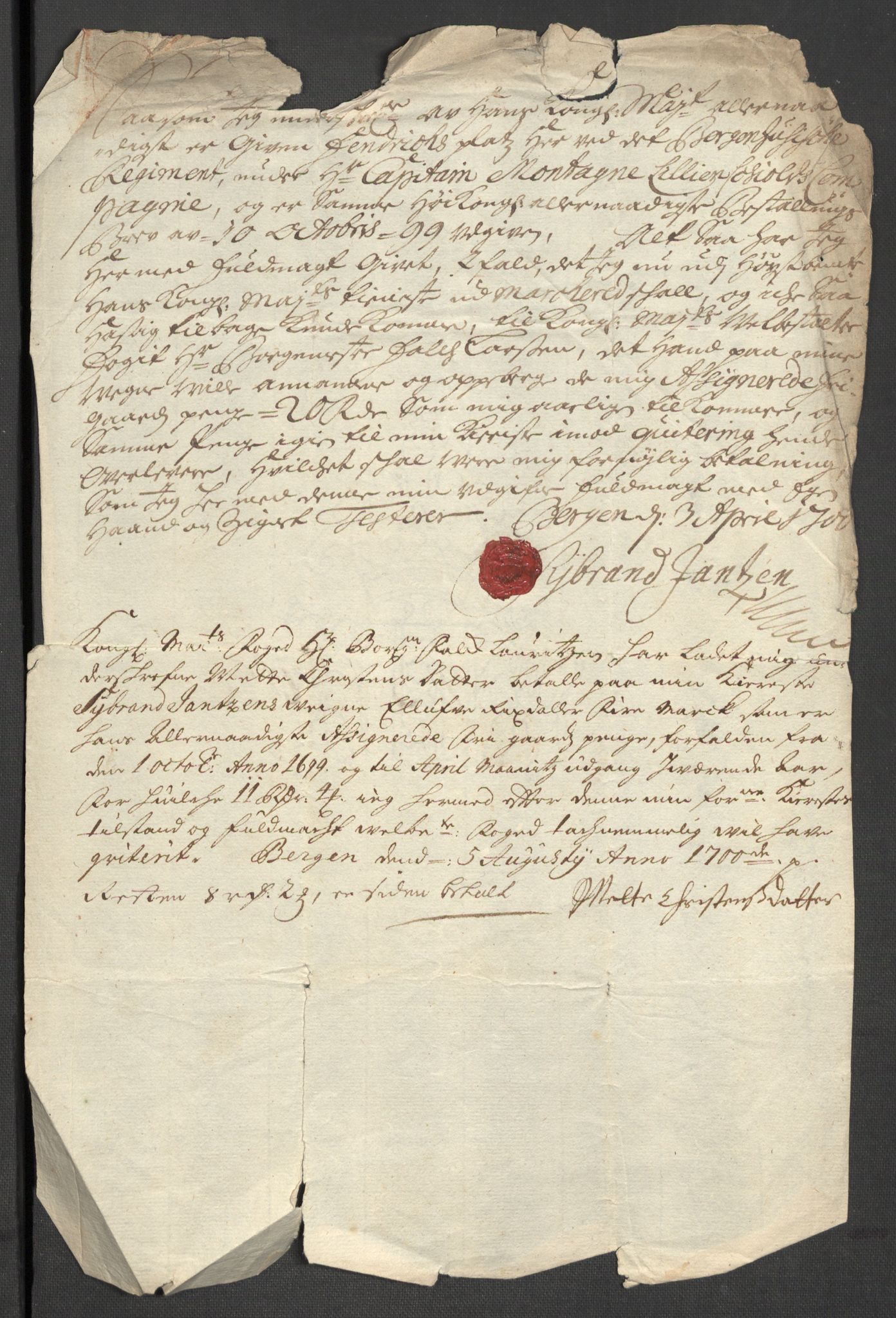 Rentekammeret inntil 1814, Reviderte regnskaper, Fogderegnskap, AV/RA-EA-4092/R48/L2979: Fogderegnskap Sunnhordland og Hardanger, 1700-1701, p. 288