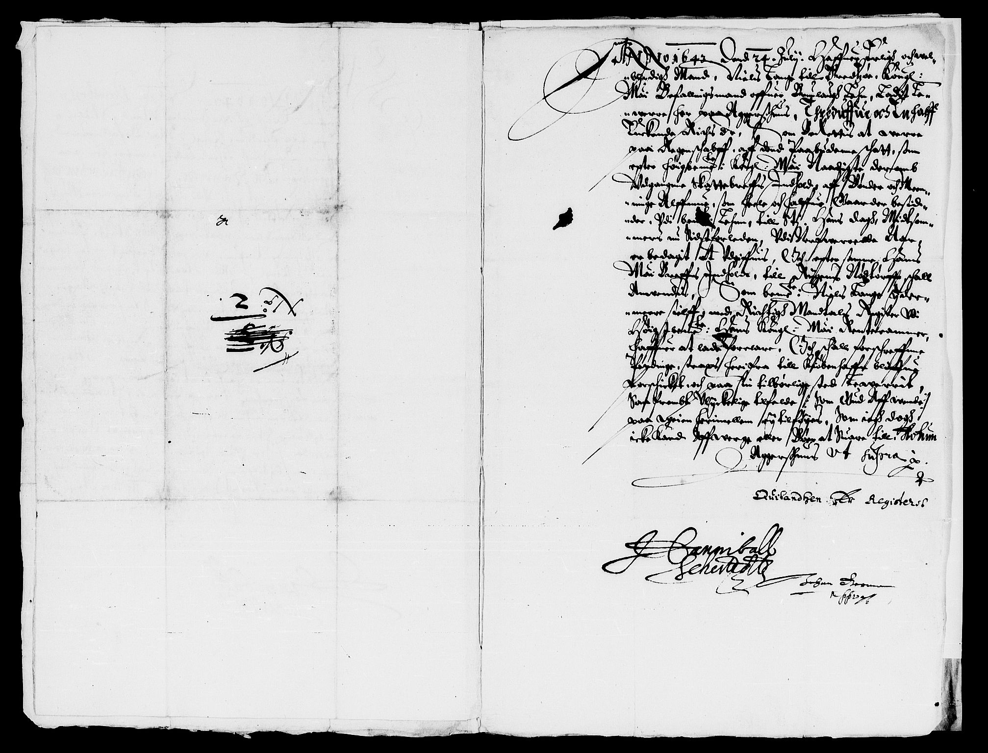 Rentekammeret inntil 1814, Reviderte regnskaper, Lensregnskaper, AV/RA-EA-5023/R/Rb/Rbl/L0010: Brunla len, 1643-1652