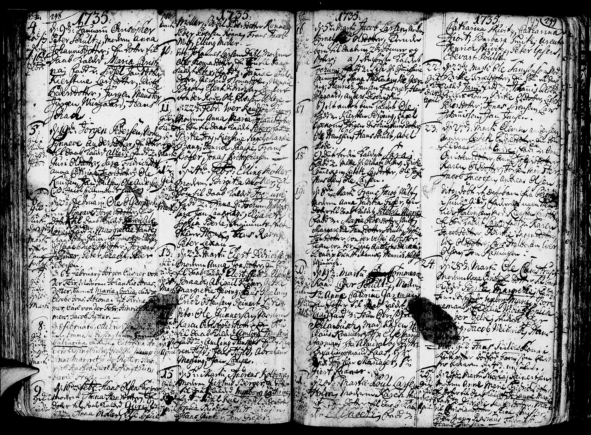 Nykirken Sokneprestembete, AV/SAB-A-77101/H/Haa/L0003: Parish register (official) no. A 3, 1717-1764, p. 147