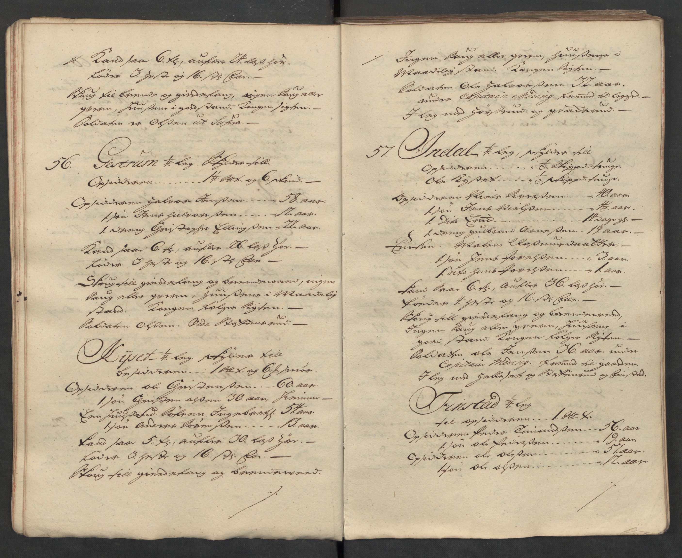 1. Sønnafjelske (Akershusiske) dragonregiment, AV/RA-EA-1760/F/L0032: Legdsruller for Totenske, Hedemarkske, Larvikske og Jarlsbergske kompanier, 1717, p. 30