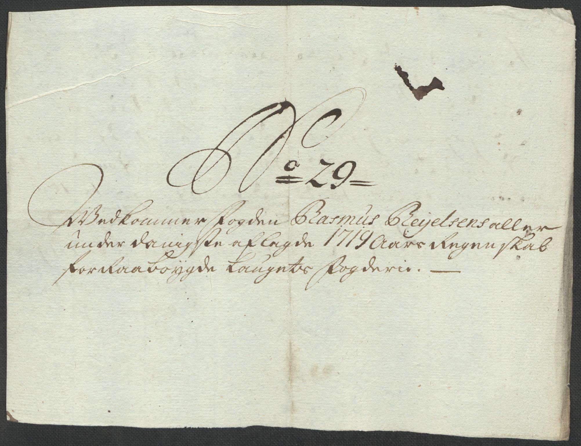 Rentekammeret inntil 1814, Reviderte regnskaper, Fogderegnskap, AV/RA-EA-4092/R40/L2453: Fogderegnskap Råbyggelag, 1718-1719, p. 400