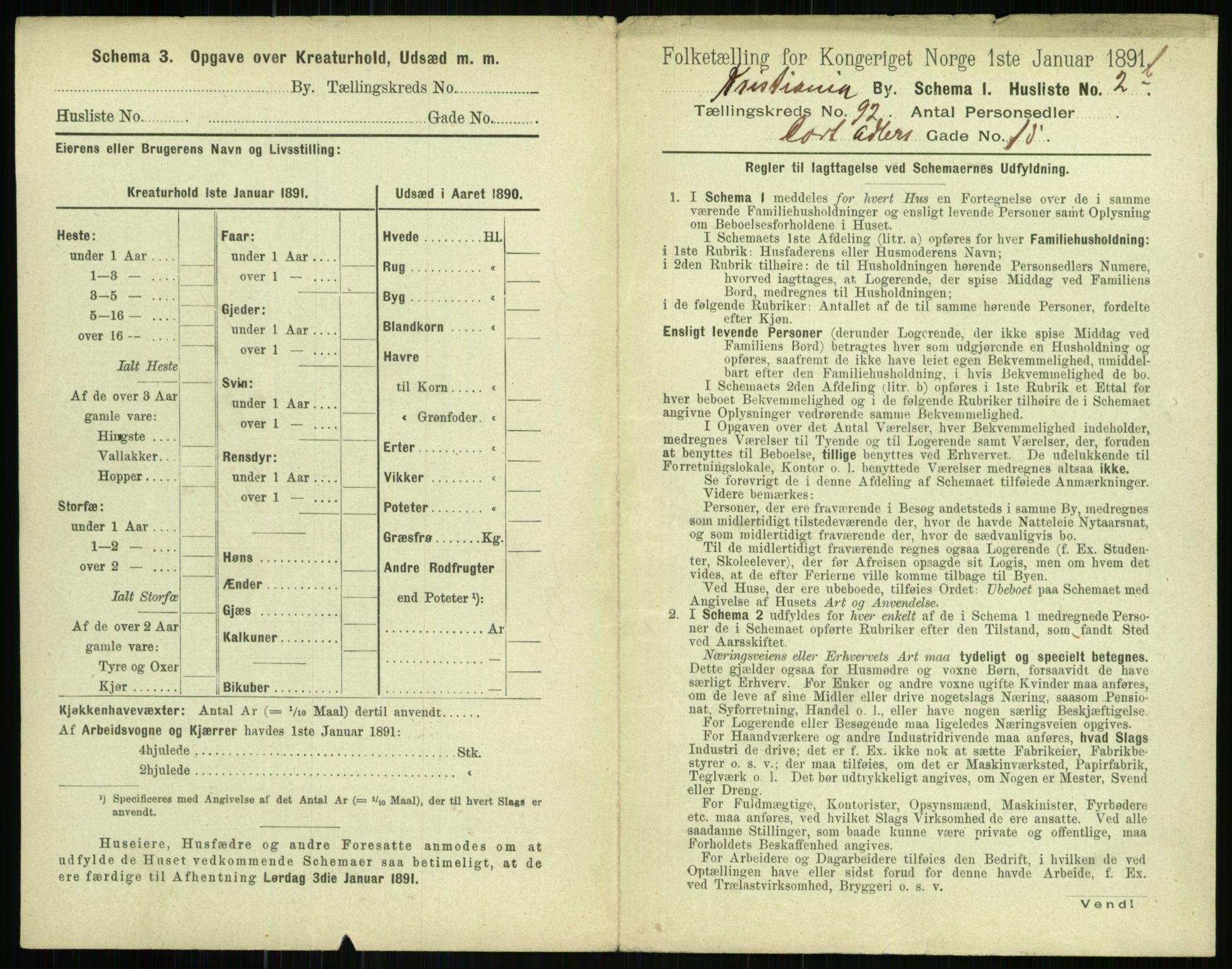 RA, 1891 census for 0301 Kristiania, 1891, p. 44831