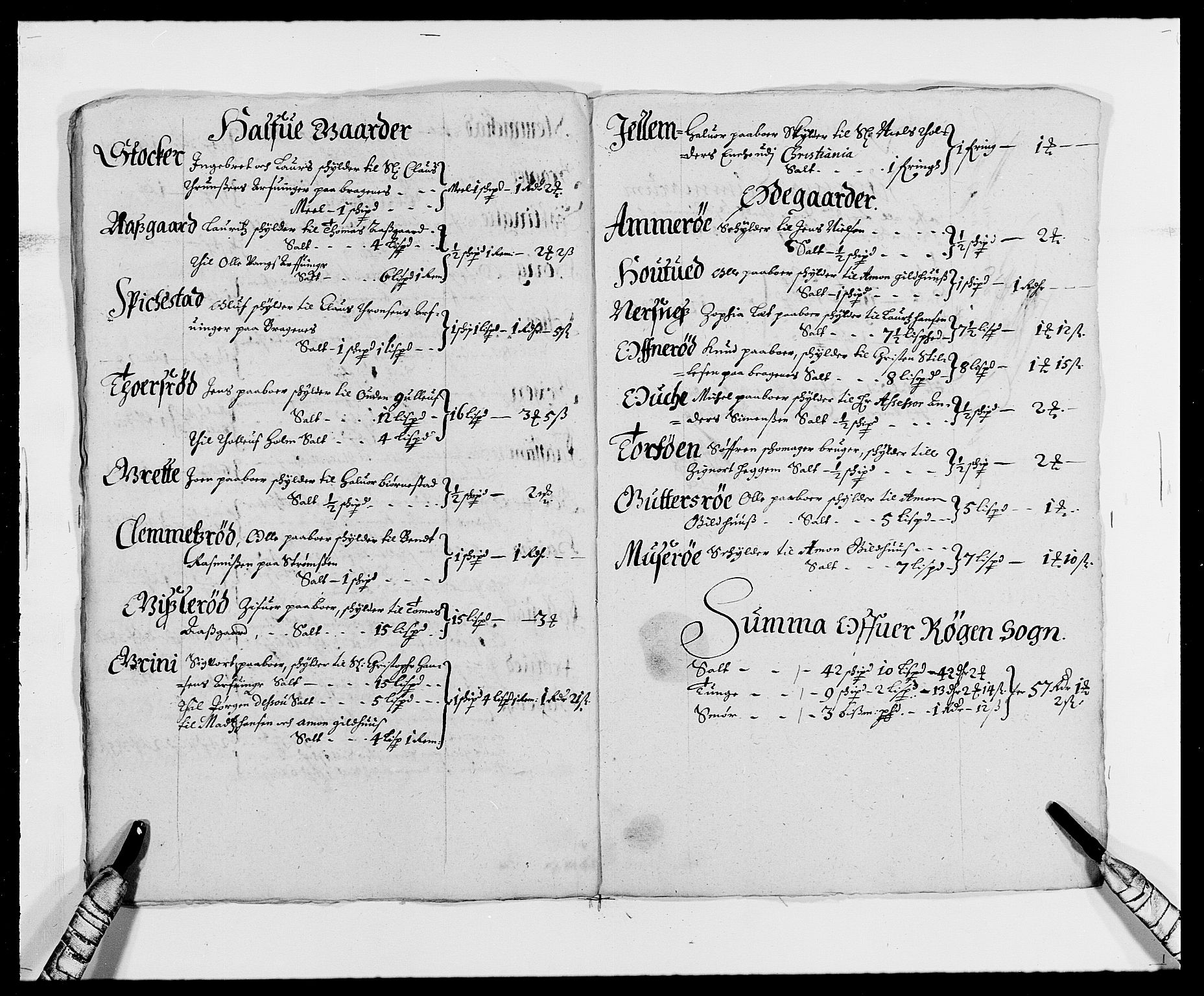 Rentekammeret inntil 1814, Reviderte regnskaper, Fogderegnskap, AV/RA-EA-4092/R29/L1693: Fogderegnskap Hurum og Røyken, 1688-1693, p. 249