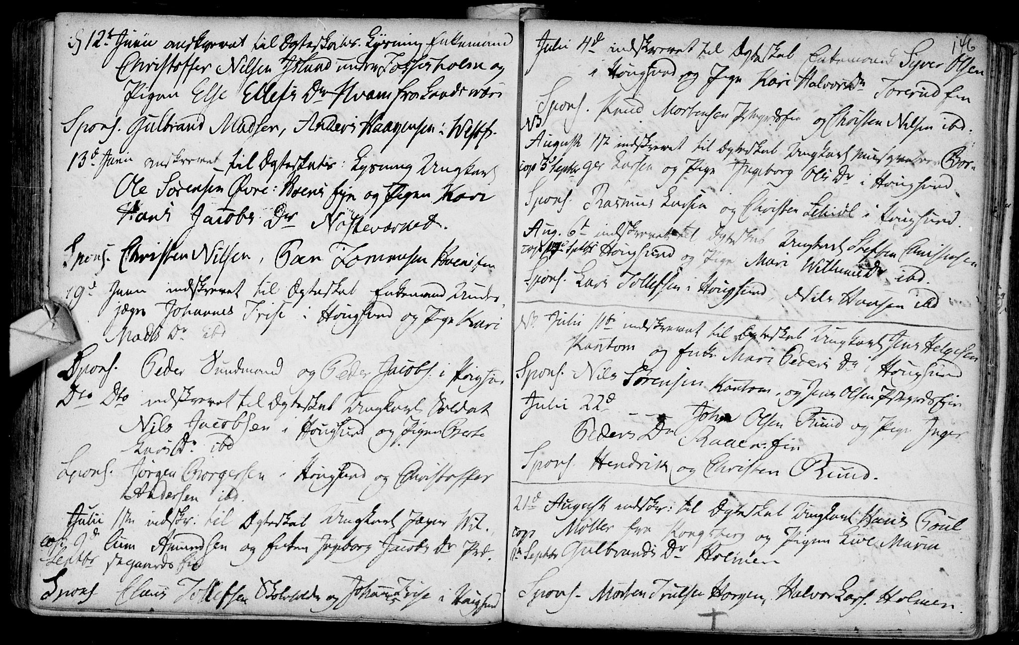 Eiker kirkebøker, AV/SAKO-A-4/F/Fa/L0007: Parish register (official) no. I 7 /1, 1733-1808, p. 146