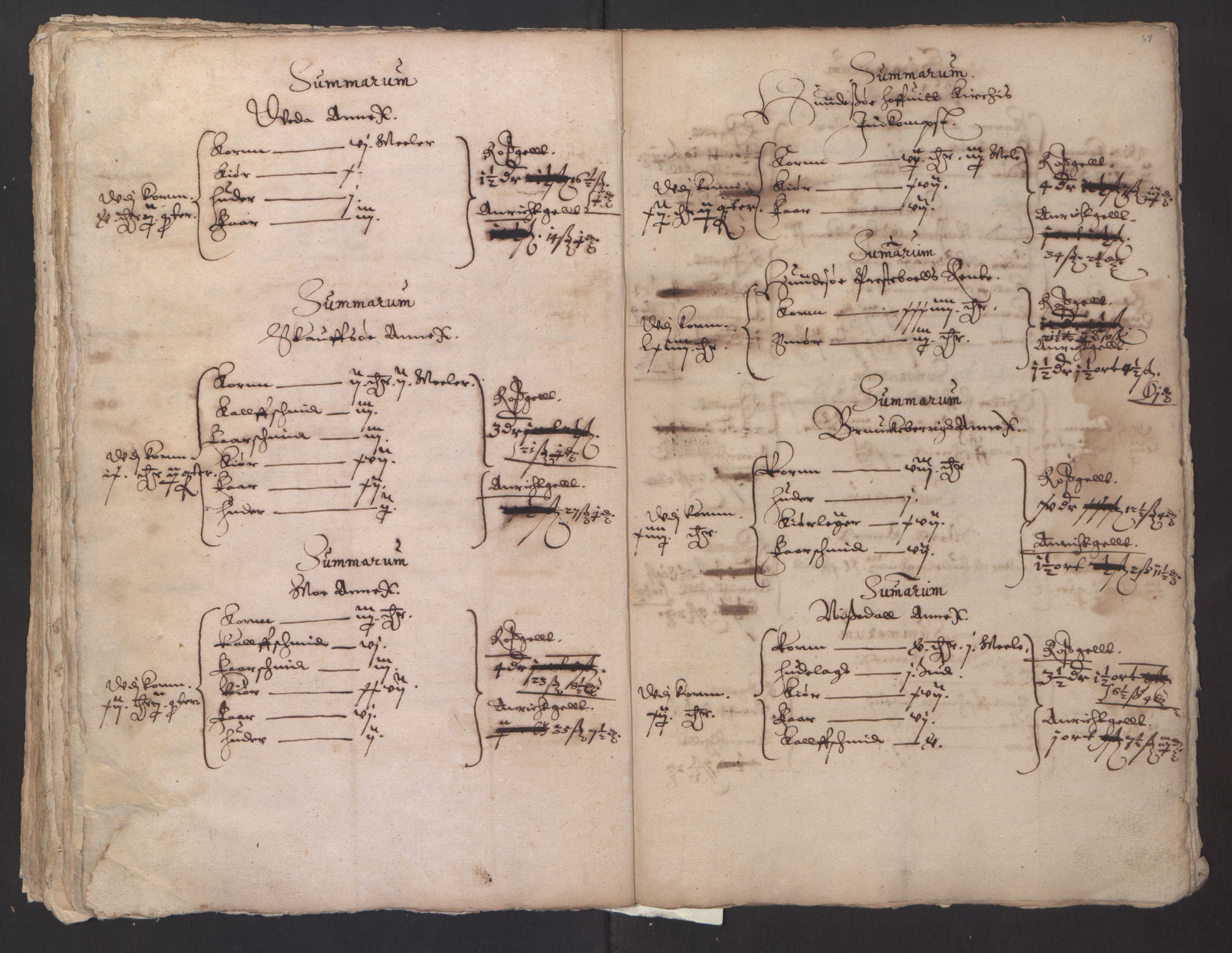 Stattholderembetet 1572-1771, AV/RA-EA-2870/Ek/L0014/0001: Jordebøker til utlikning av rosstjeneste 1624-1626: / Kirke- og prestebolsinntekter i Oslo og Hamar bispedømme, 1625-1626, p. 66