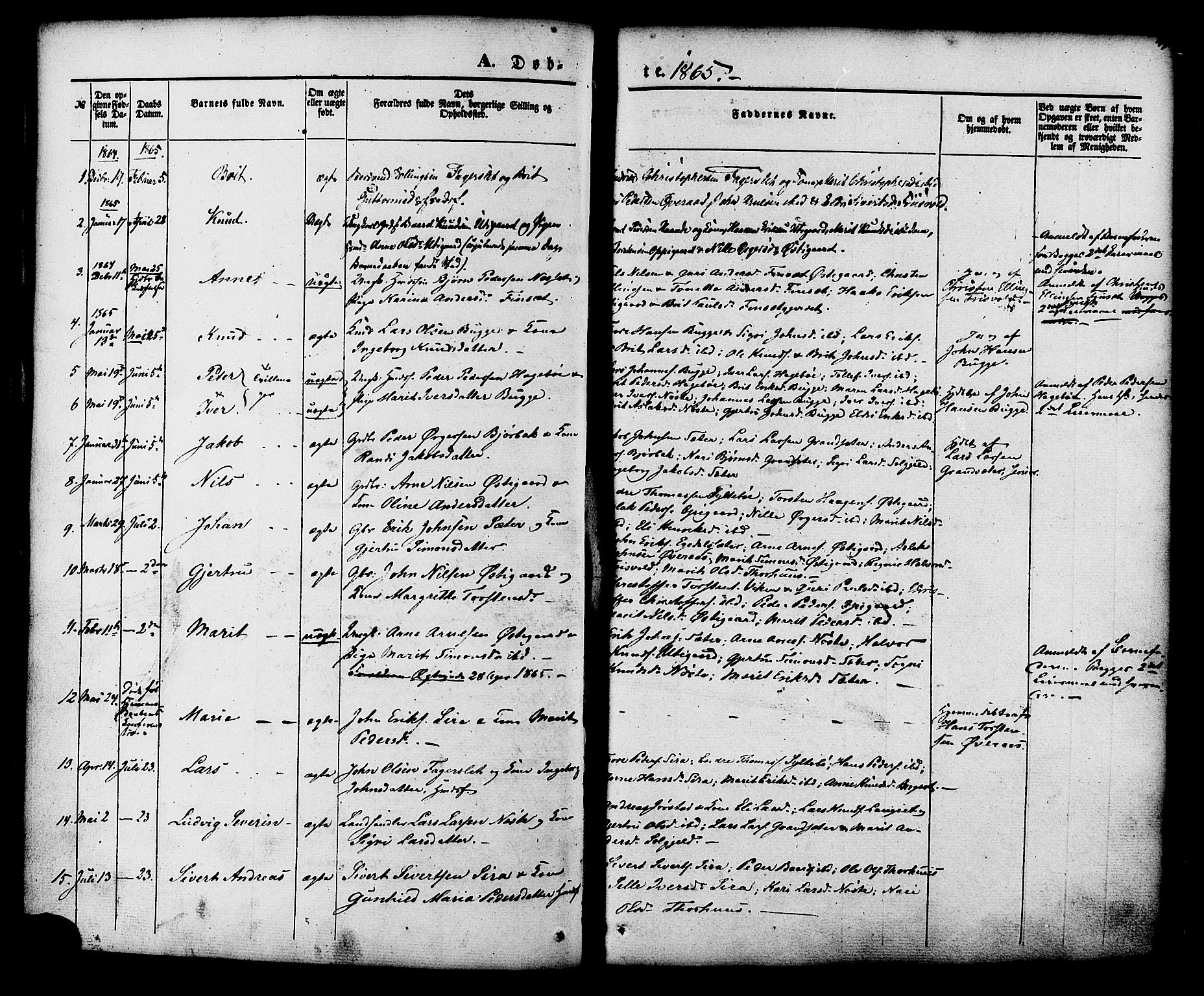 Ministerialprotokoller, klokkerbøker og fødselsregistre - Møre og Romsdal, AV/SAT-A-1454/552/L0637: Parish register (official) no. 552A01, 1845-1879, p. 49