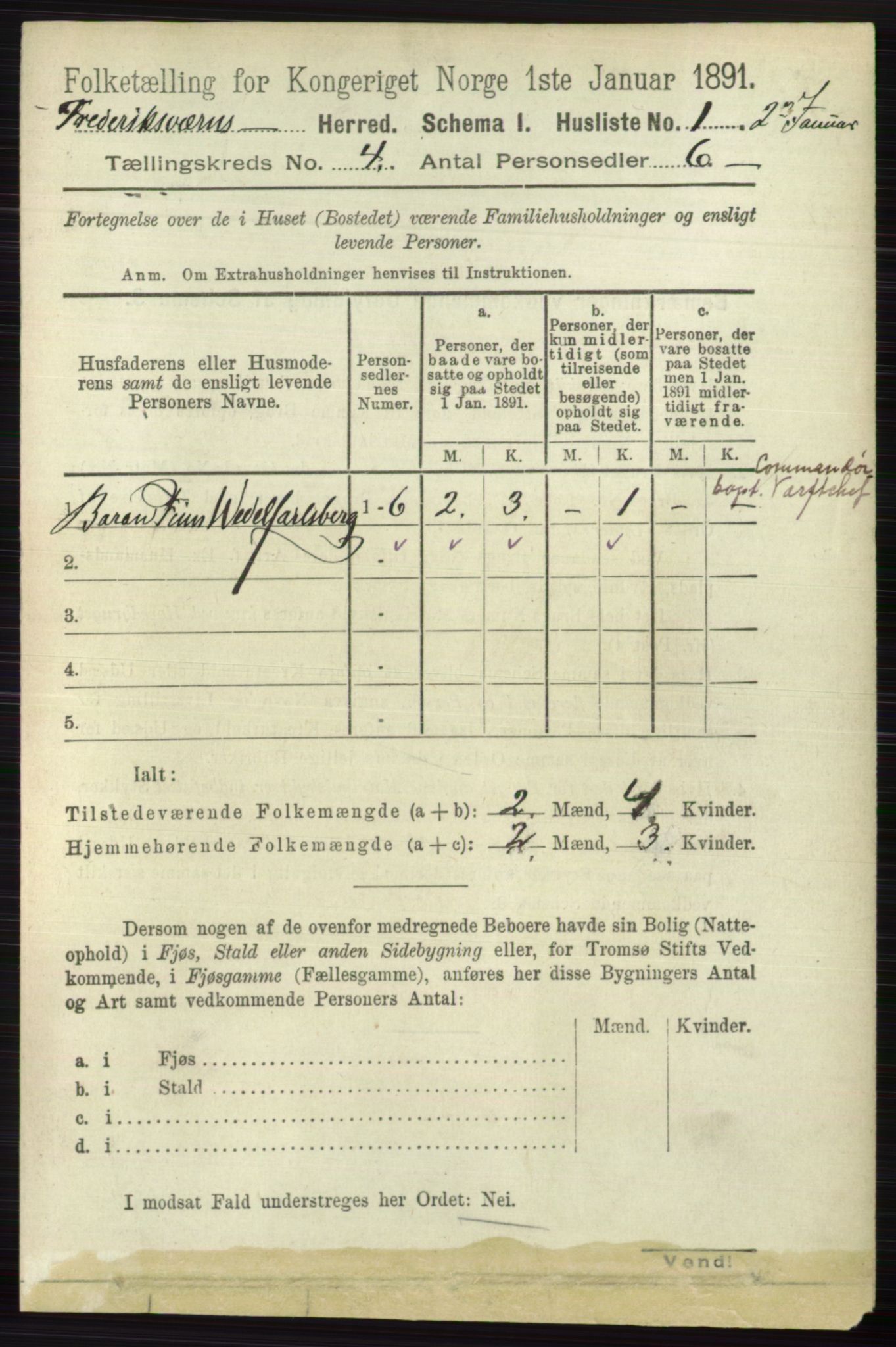 RA, 1891 census for 0798 Fredriksvern, 1891, p. 698