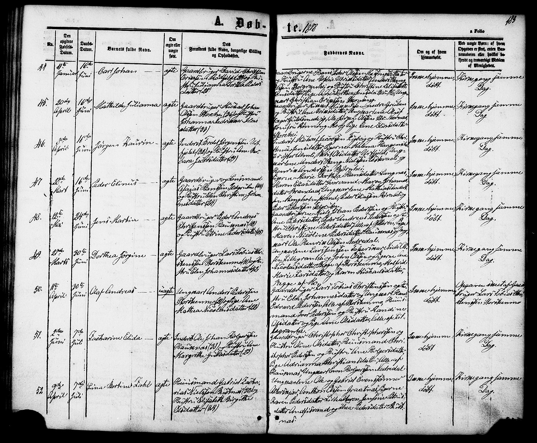 Ministerialprotokoller, klokkerbøker og fødselsregistre - Nordland, AV/SAT-A-1459/827/L0393: Parish register (official) no. 827A05, 1863-1883, p. 183