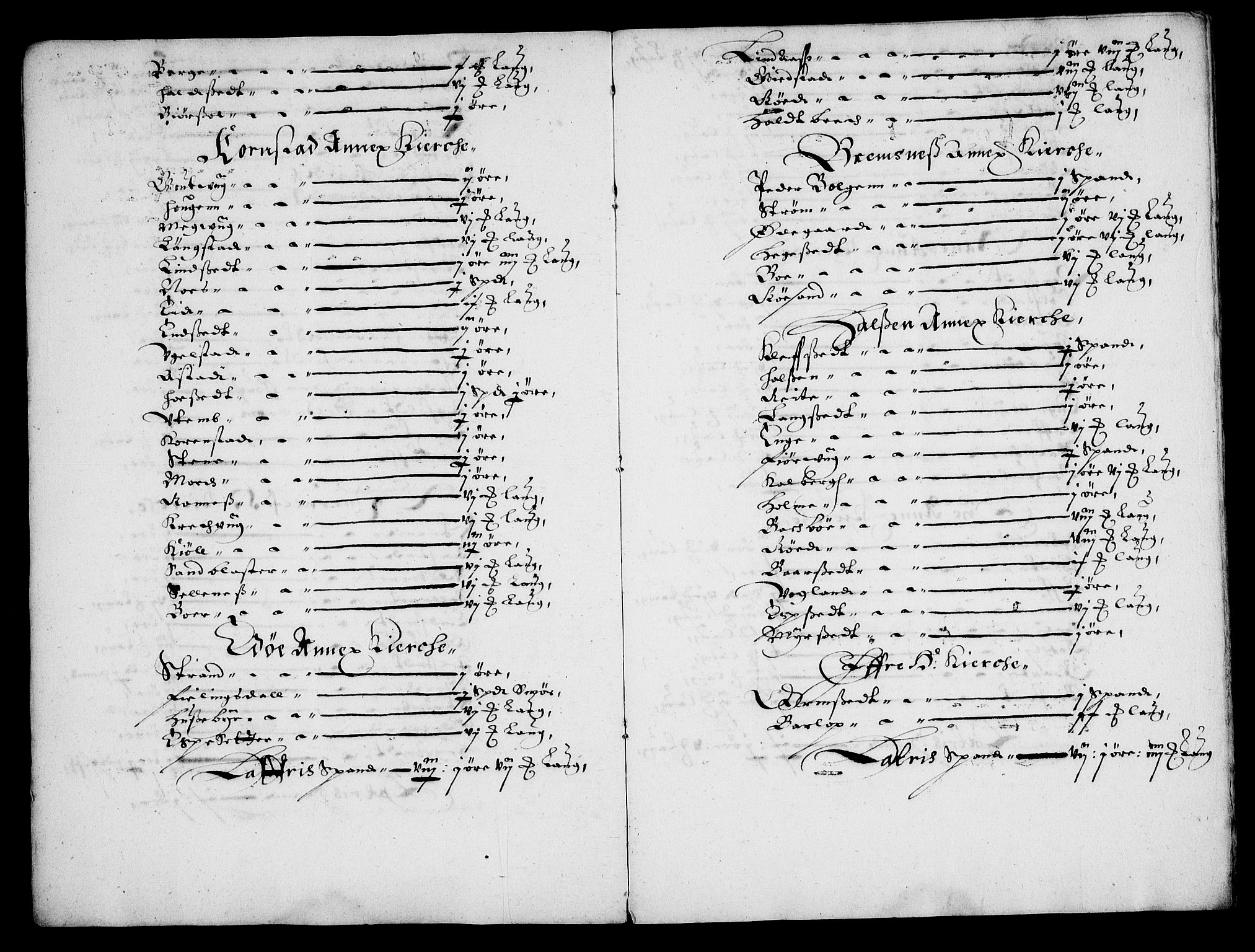 Rentekammeret inntil 1814, Realistisk ordnet avdeling, AV/RA-EA-4070/Fc/Fca/L0004/0003: [Ca IV]  Trondheim stift / "Stichtens Bog", 1654