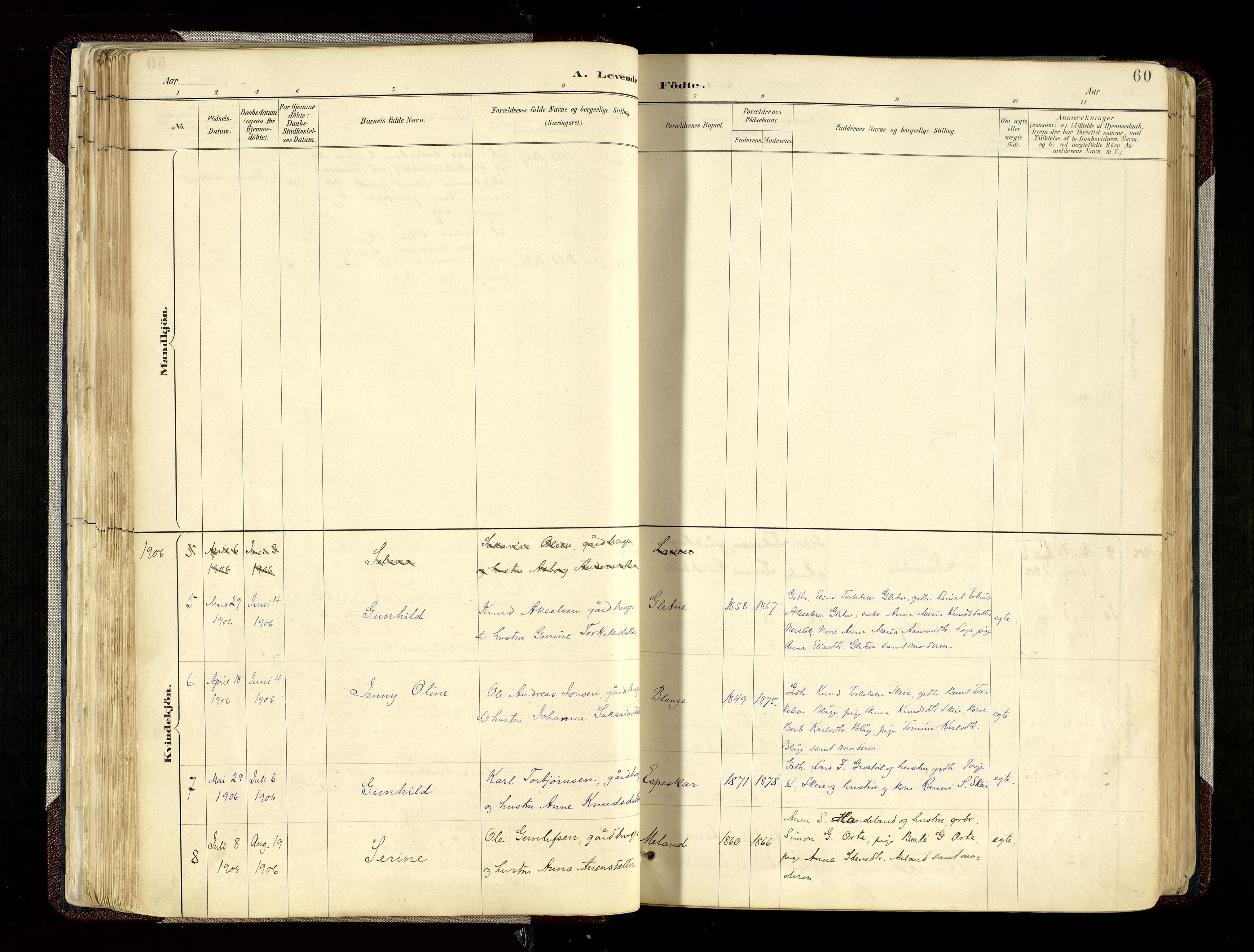 Hægebostad sokneprestkontor, SAK/1111-0024/F/Fa/Fab/L0004: Parish register (official) no. A 4, 1887-1929, p. 60