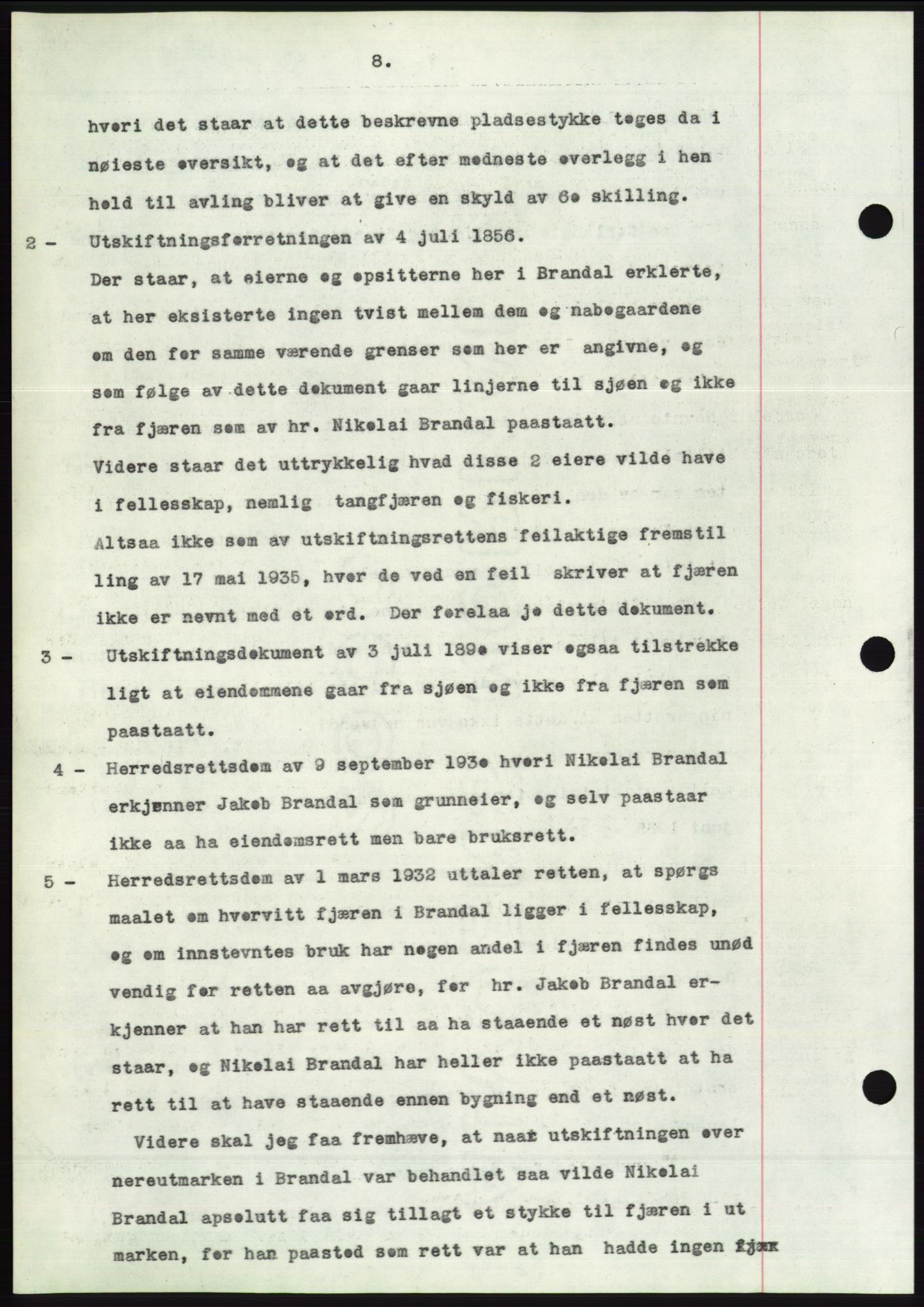 Søre Sunnmøre sorenskriveri, AV/SAT-A-4122/1/2/2C/L0062: Mortgage book no. 56, 1936-1937, Diary no: : 58/1937