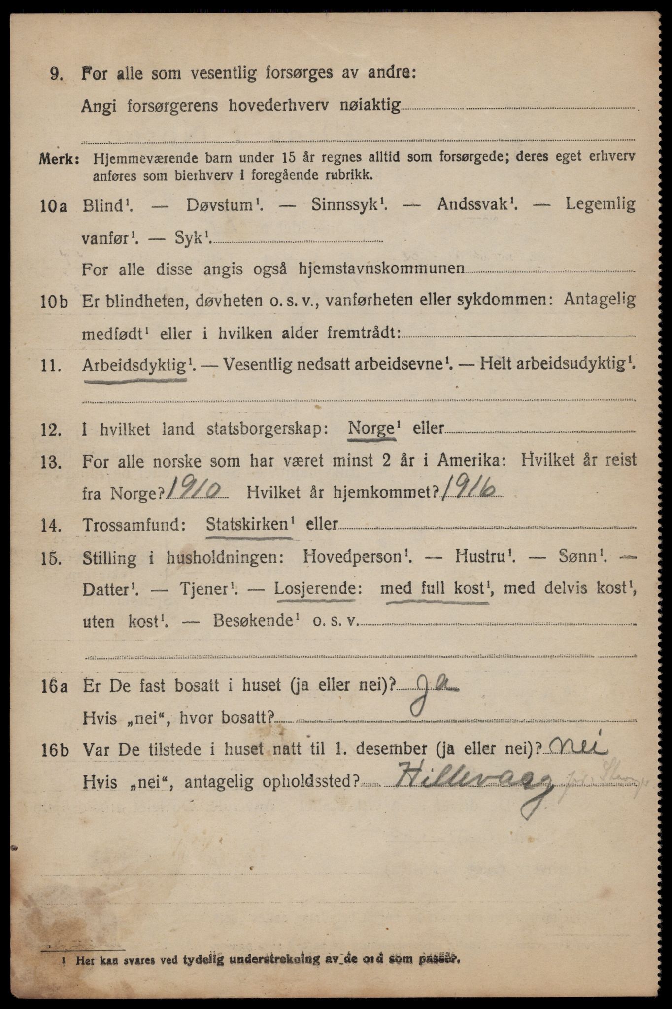 SAST, 1920 census for Forsand, 1920, p. 1780