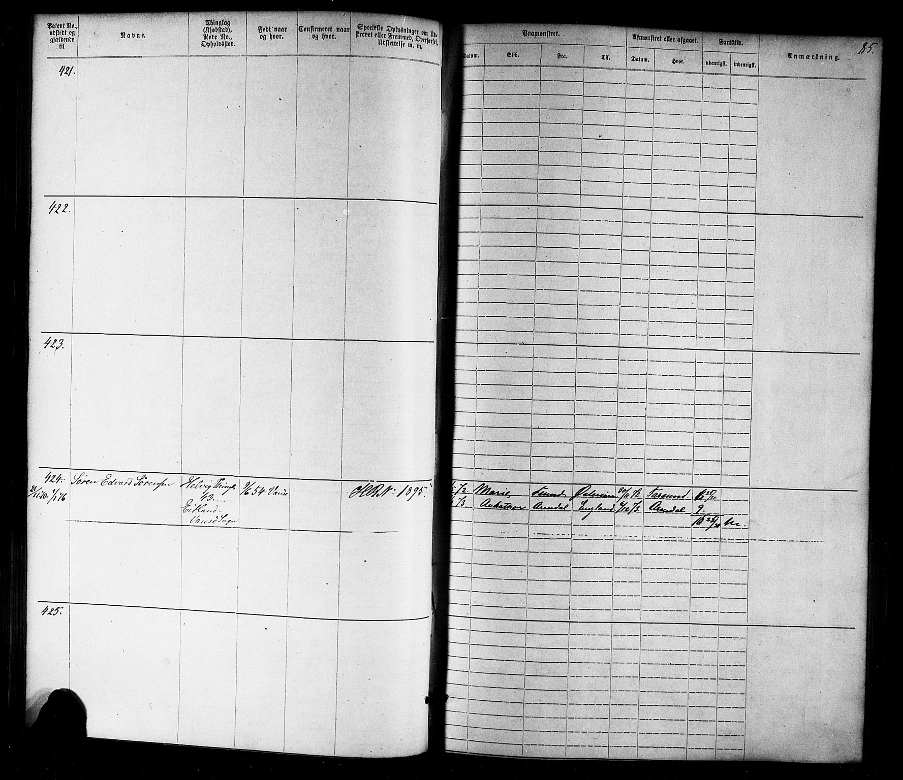 Farsund mønstringskrets, AV/SAK-2031-0017/F/Fa/L0005: Annotasjonsrulle nr 1-1910 med register, Z-2, 1869-1877, p. 111