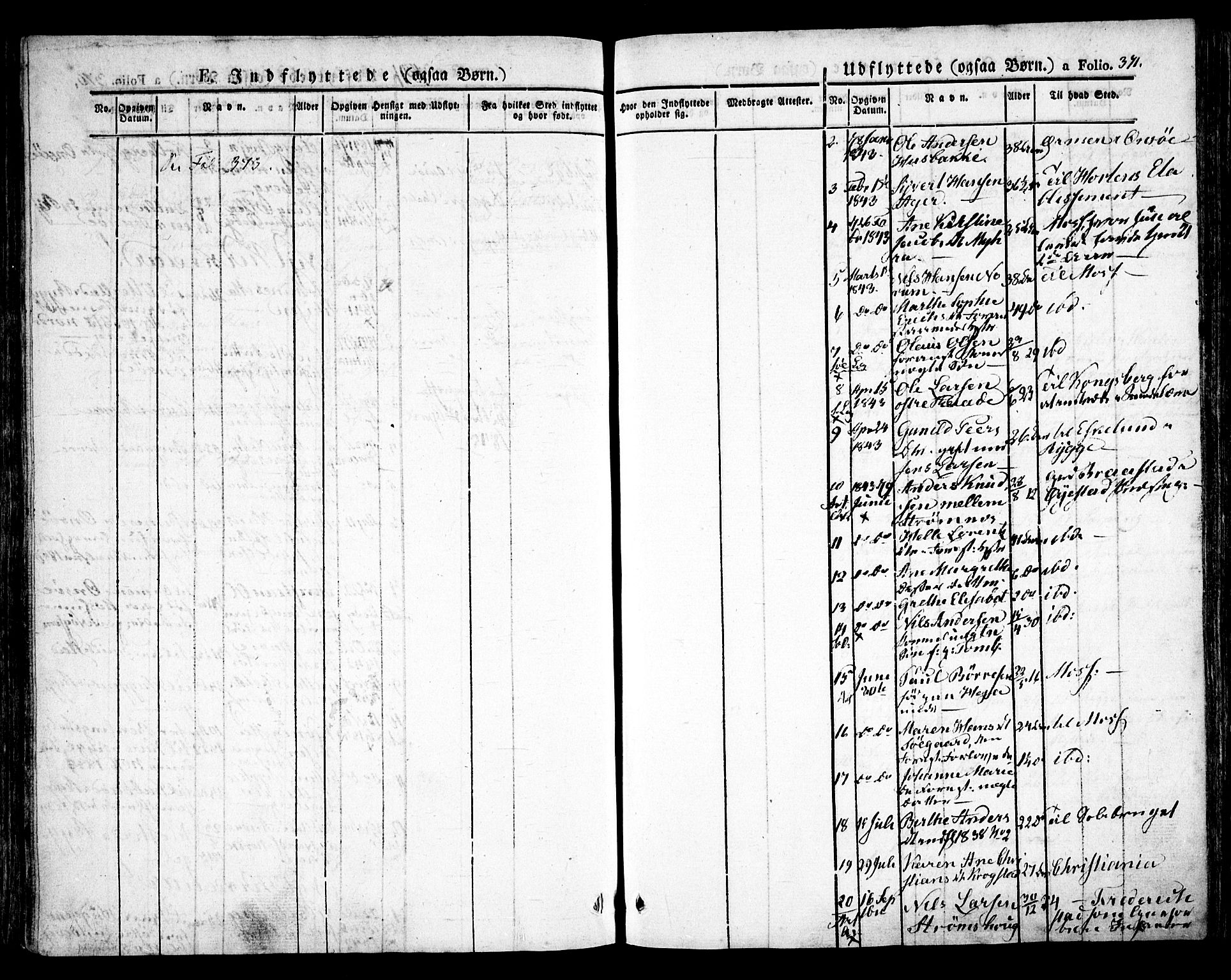 Råde prestekontor kirkebøker, SAO/A-2009/F/Fa/L0005: Parish register (official) no. 5, 1830-1853, p. 371