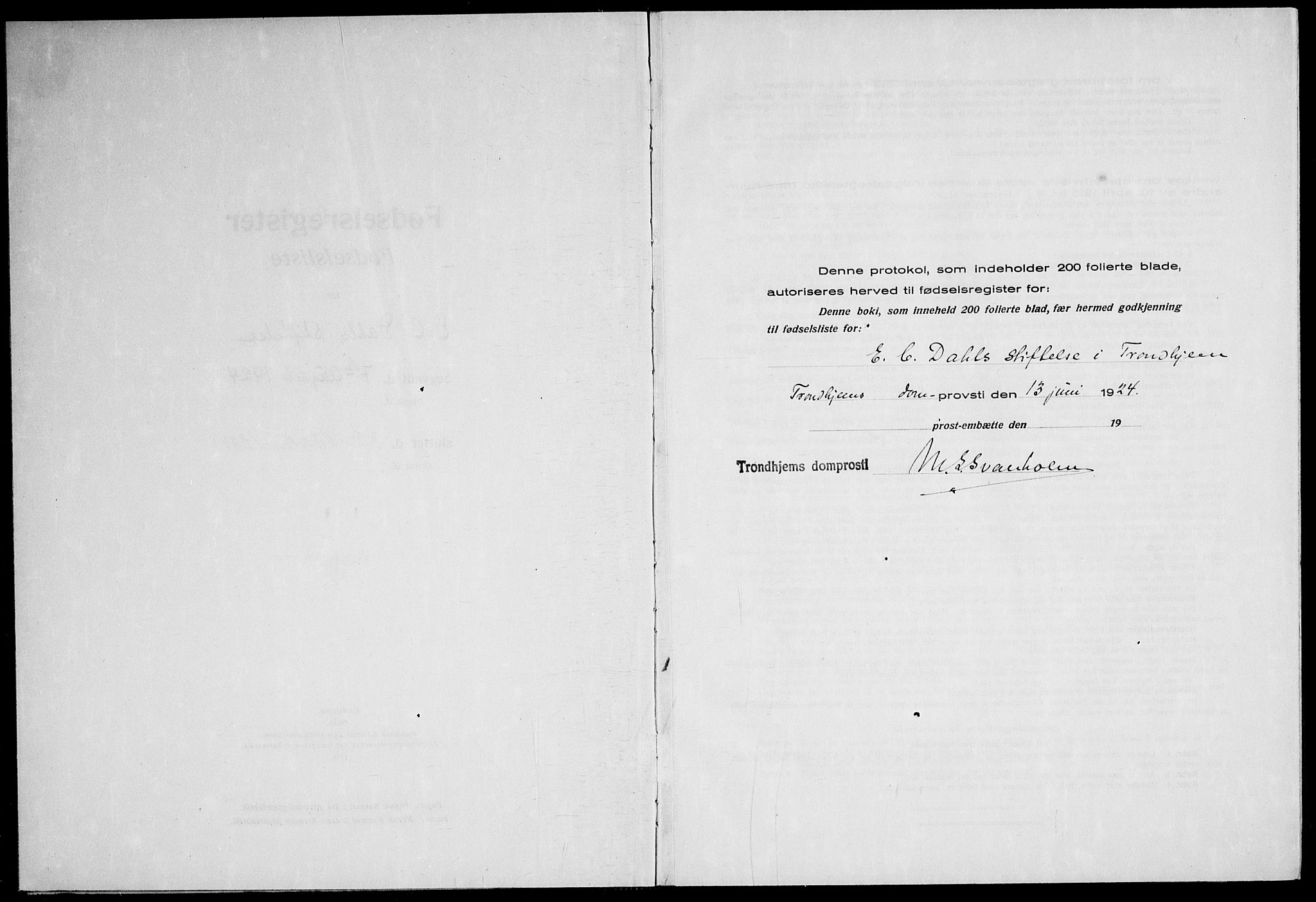 Ministerialprotokoller, klokkerbøker og fødselsregistre - Sør-Trøndelag, SAT/A-1456/600/L0004: Birth register no. 600.II.4.3, 1924-1928