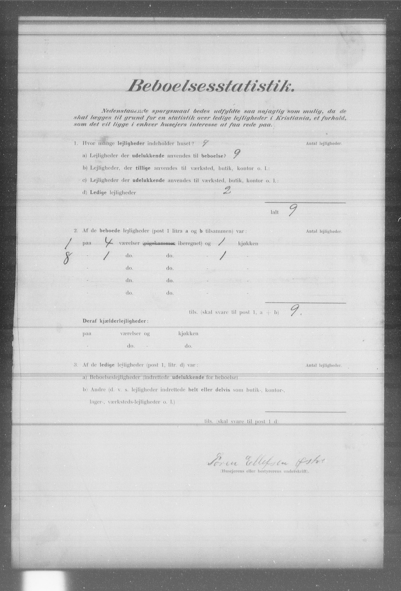 OBA, Municipal Census 1902 for Kristiania, 1902, p. 6507