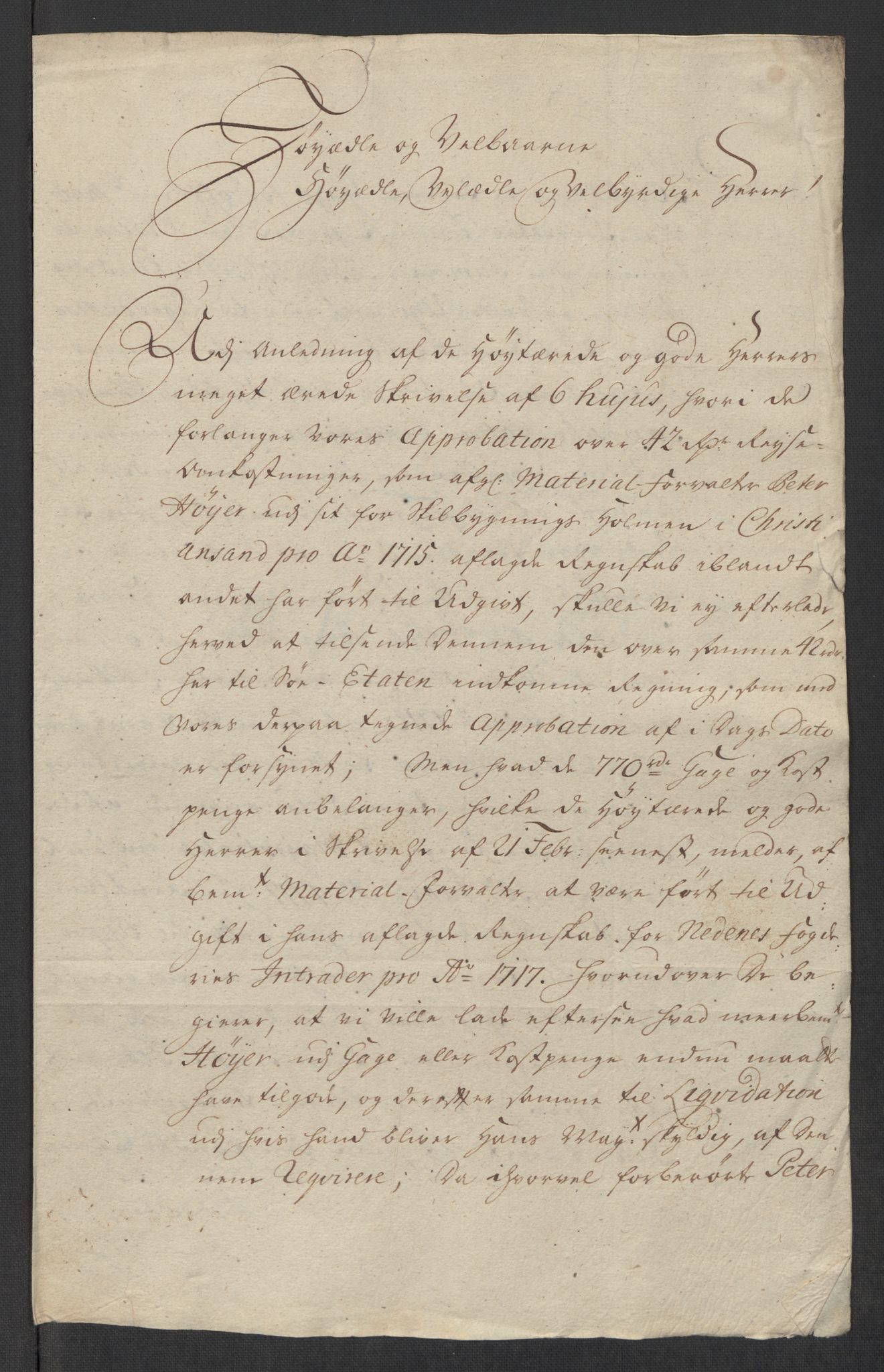 Rentekammeret inntil 1814, Reviderte regnskaper, Fogderegnskap, AV/RA-EA-4092/R39/L2326: Fogderegnskap Nedenes, 1717, p. 322