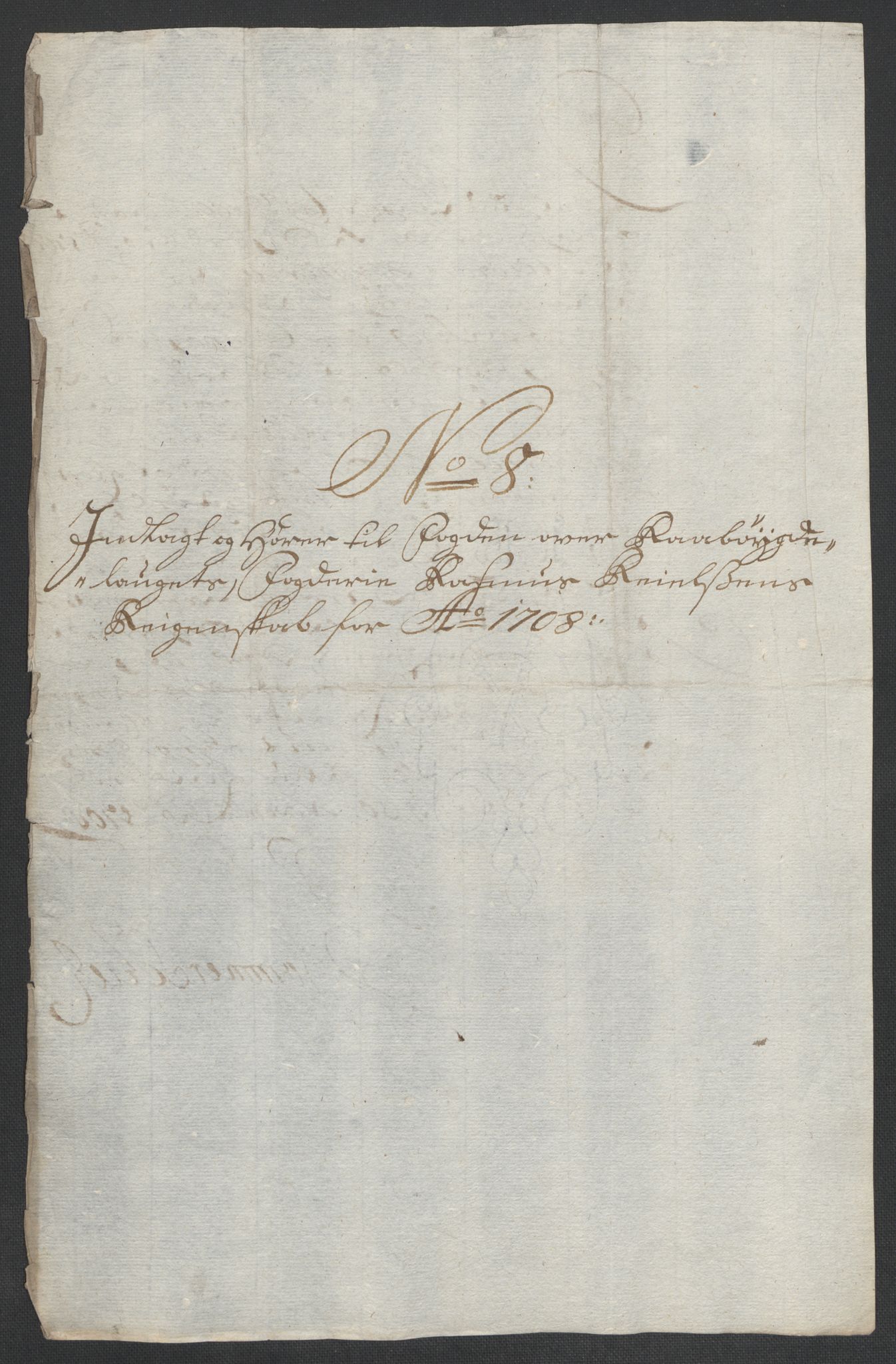 Rentekammeret inntil 1814, Reviderte regnskaper, Fogderegnskap, RA/EA-4092/R40/L2448: Fogderegnskap Råbyggelag, 1706-1708, p. 344
