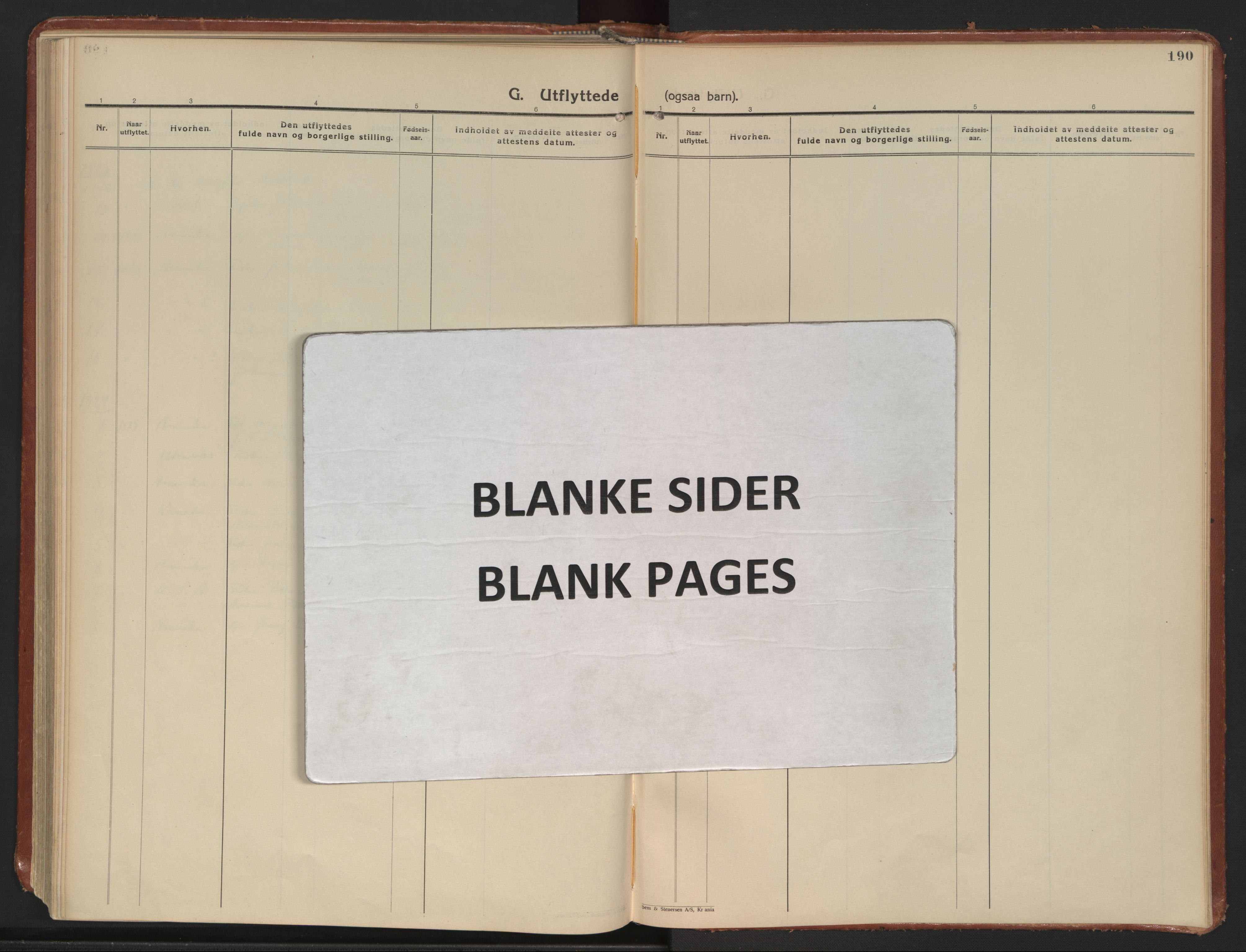 Ministerialprotokoller, klokkerbøker og fødselsregistre - Nordland, AV/SAT-A-1459/899/L1441: Parish register (official) no. 899A09, 1923-1939, p. 190